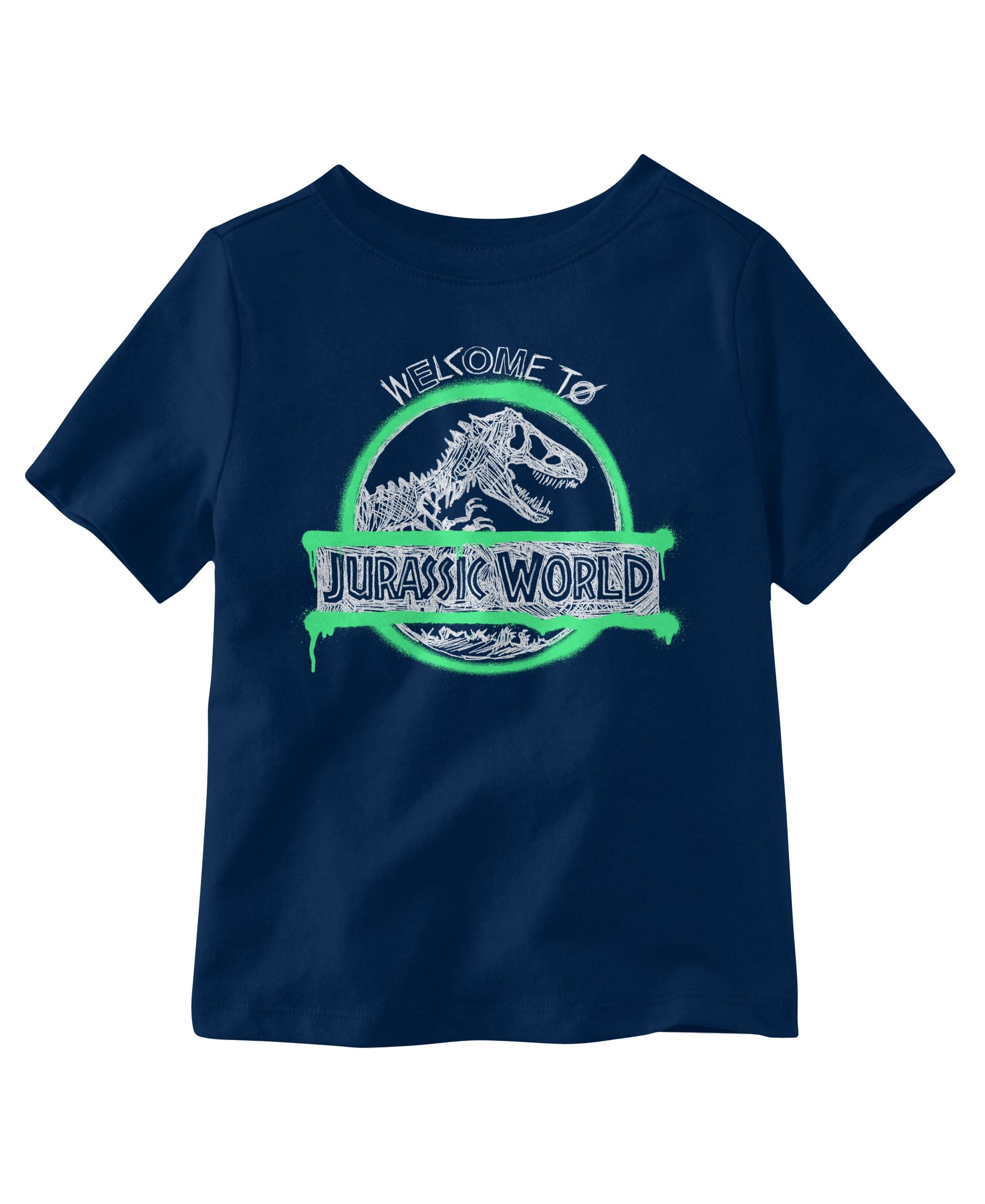 Toddler Boys Jurassic World Logo Short Sleeves Graphic T-Shirt