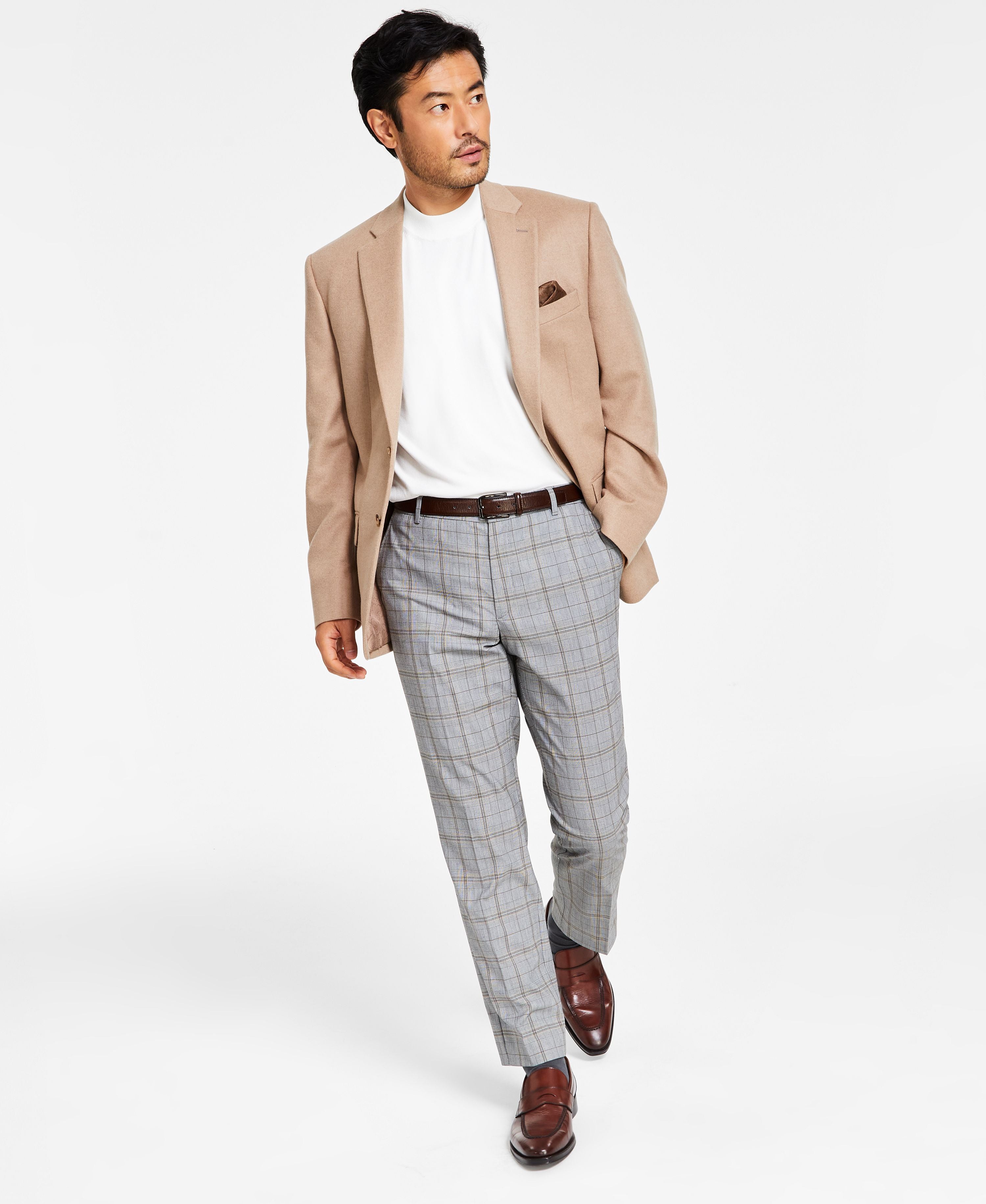Men's Wool/Cashmere-Blend Classic-Fit Sport Coat