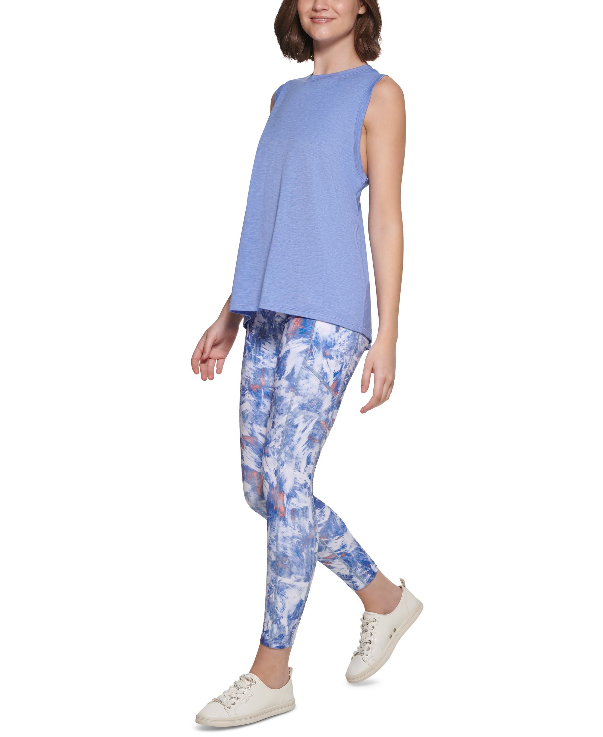 Calvin Klein Performance Womens Dropped Armhole Tank Top