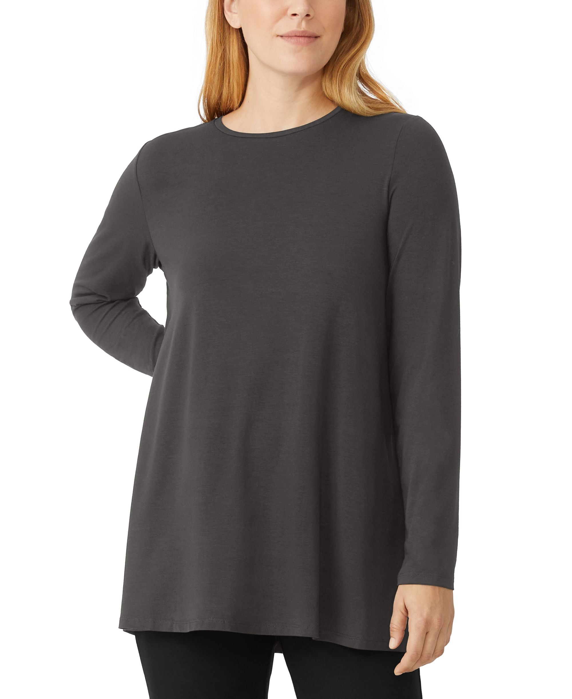 Eileen Fisher Long Sleeve Crewneck Tunic