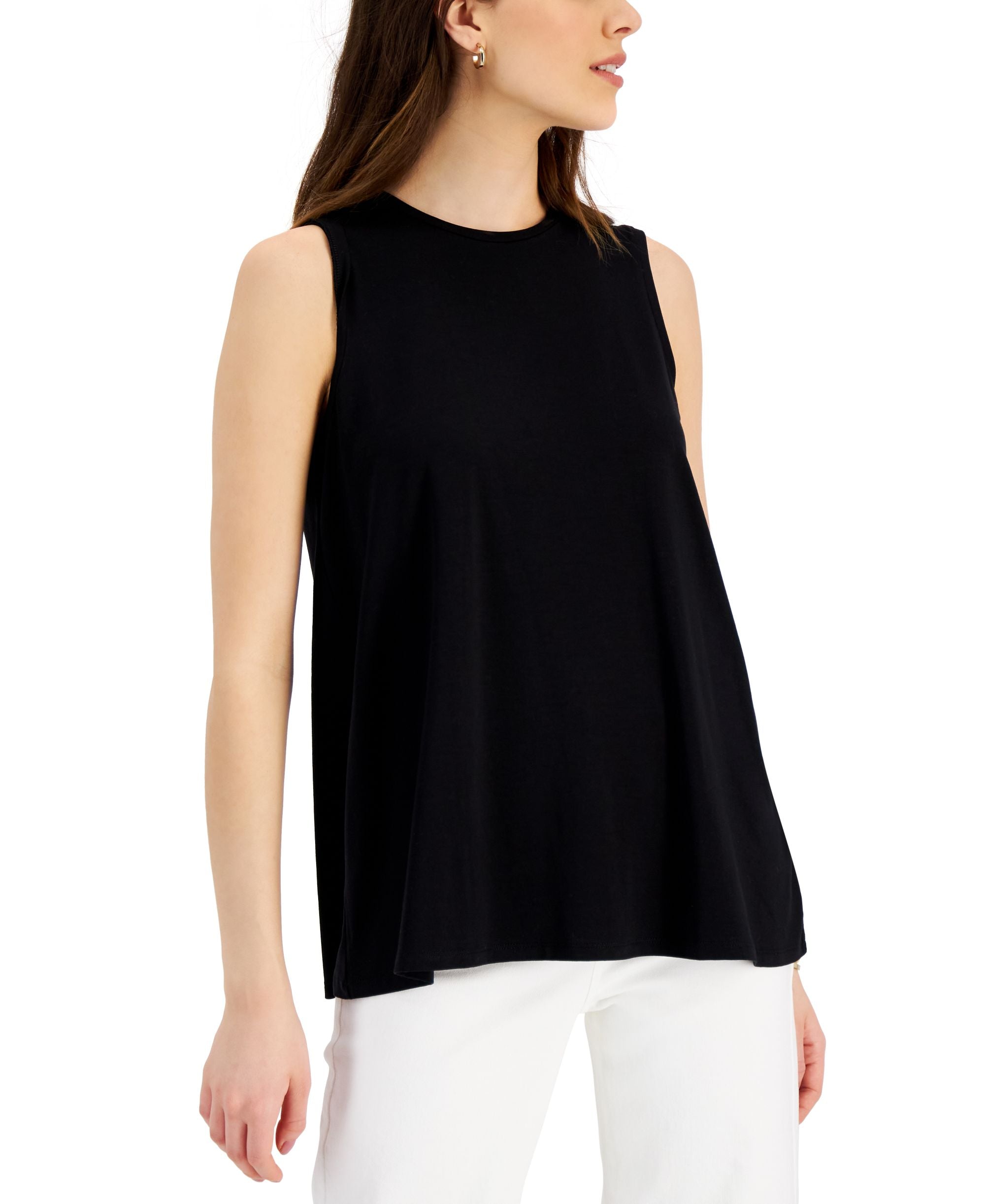 Eileen Fisher Jersey Crewneck Top