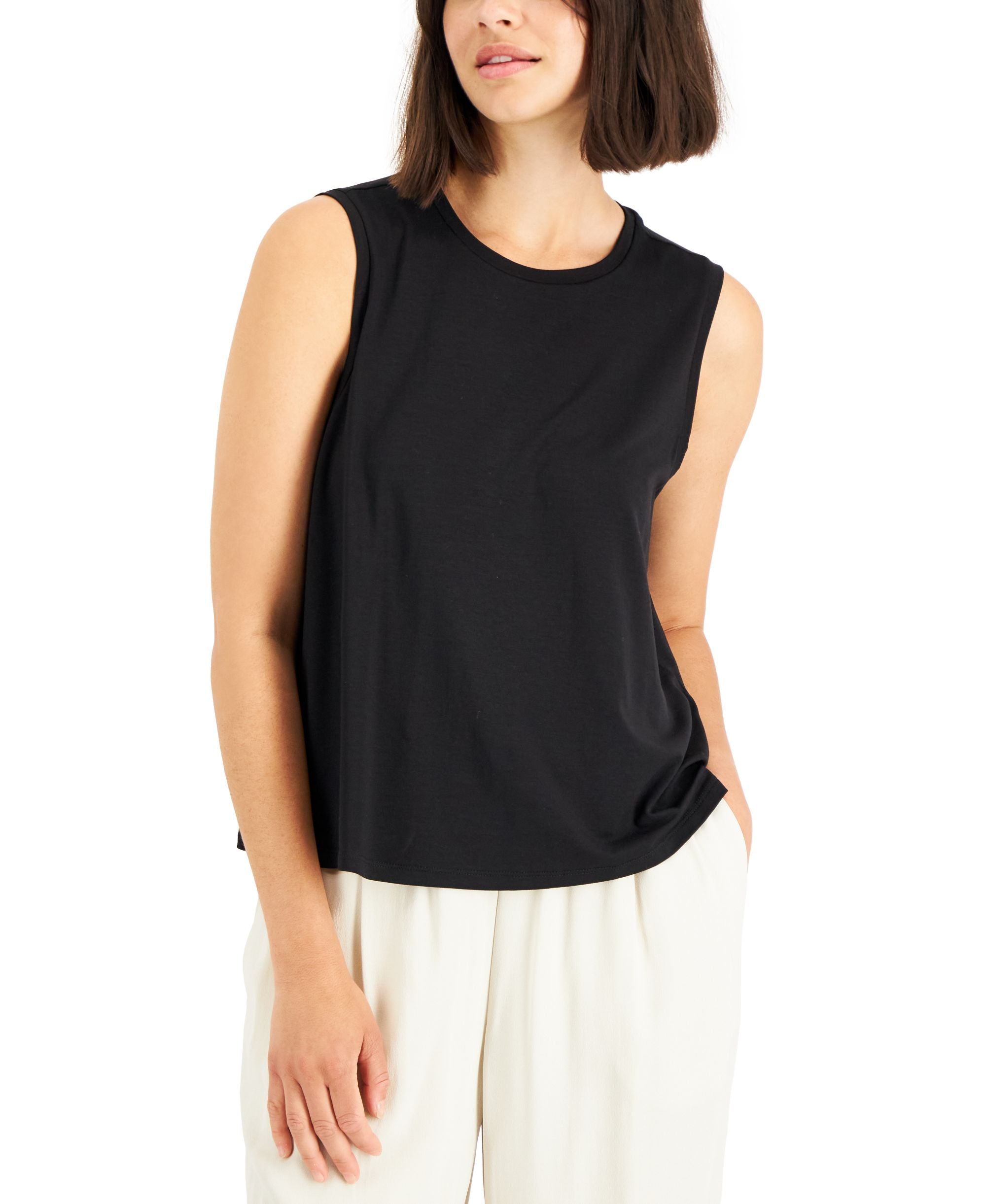 Eileen Fisher Relaxed Sleeveless Top
