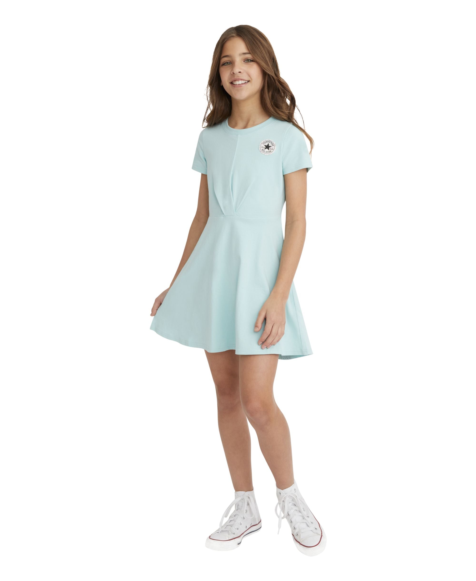 Converse Converse X Clements Twins Big Girls Front Twist Dress