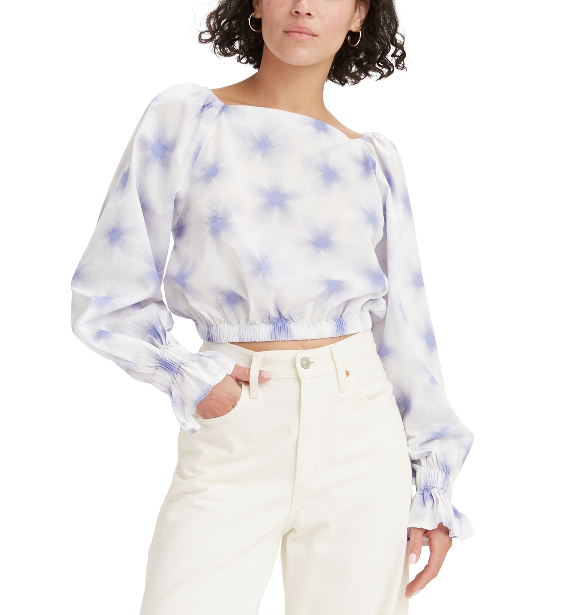 Levi's Daphne Cotton Scrunchie Blouse