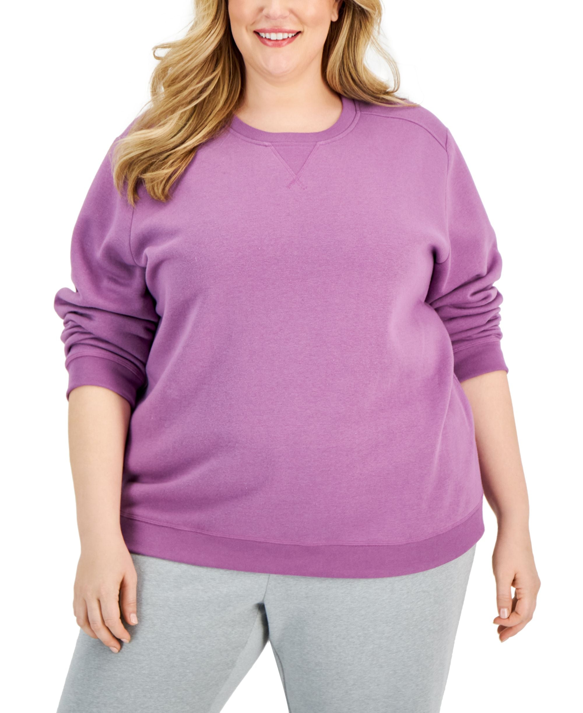 Plus Size Crewneck Sweatshirt