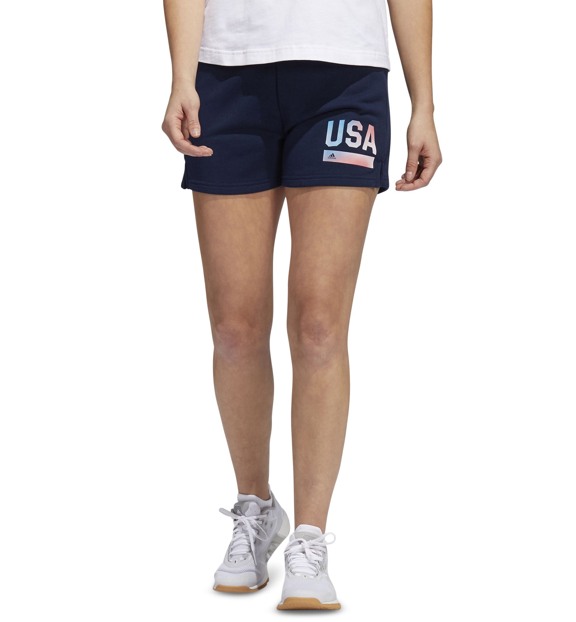 Adidas Womens Americana Drawstring Shorts