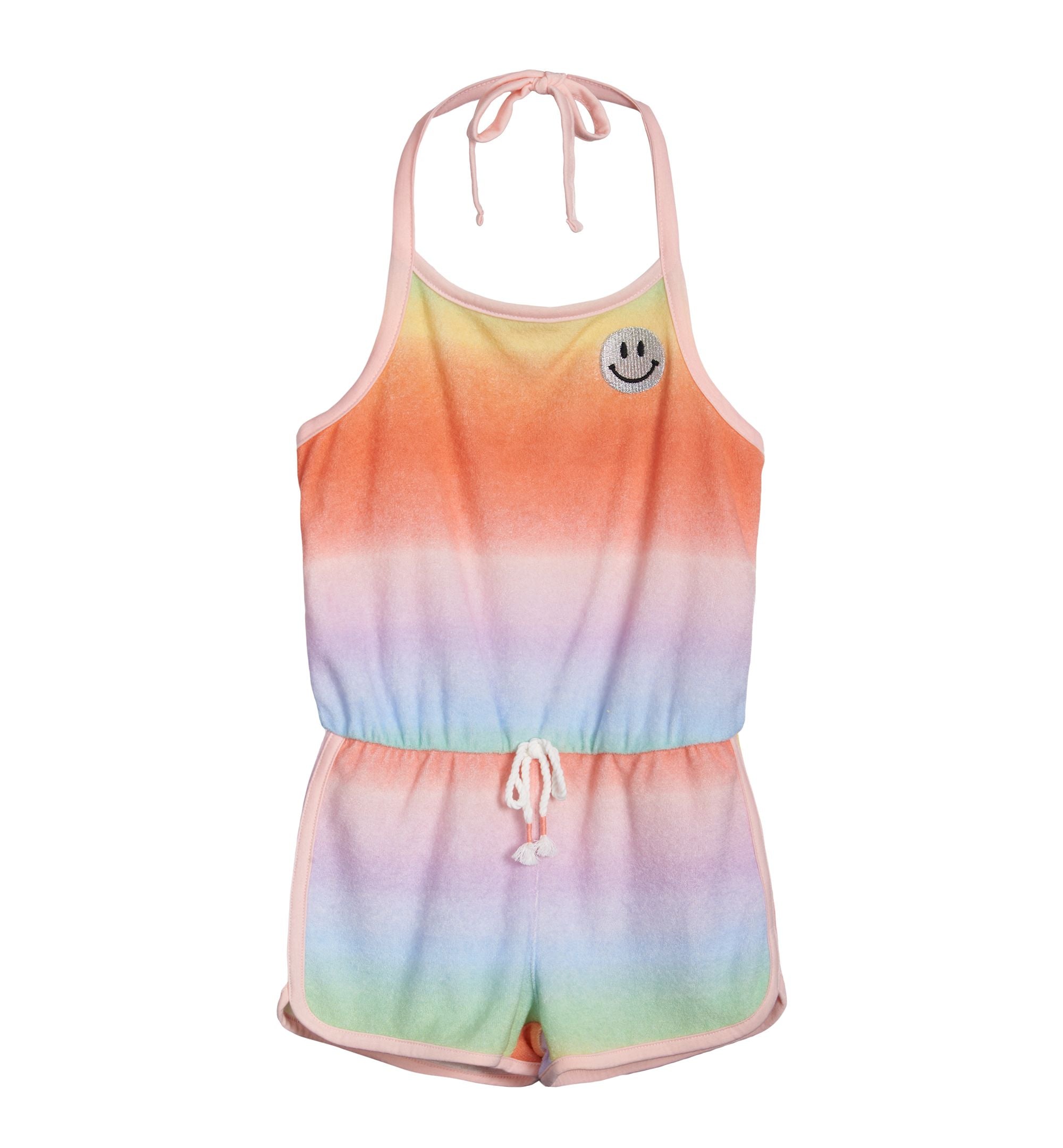 Big Girls Graphic Terry Romper