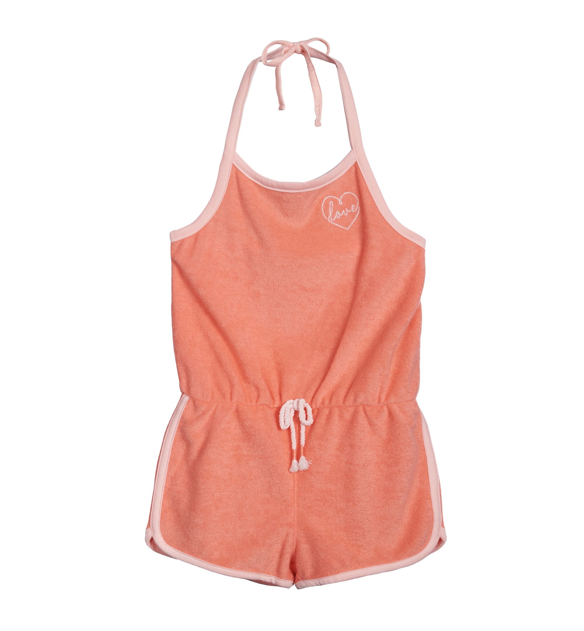 Big Girls Graphic Terry Romper