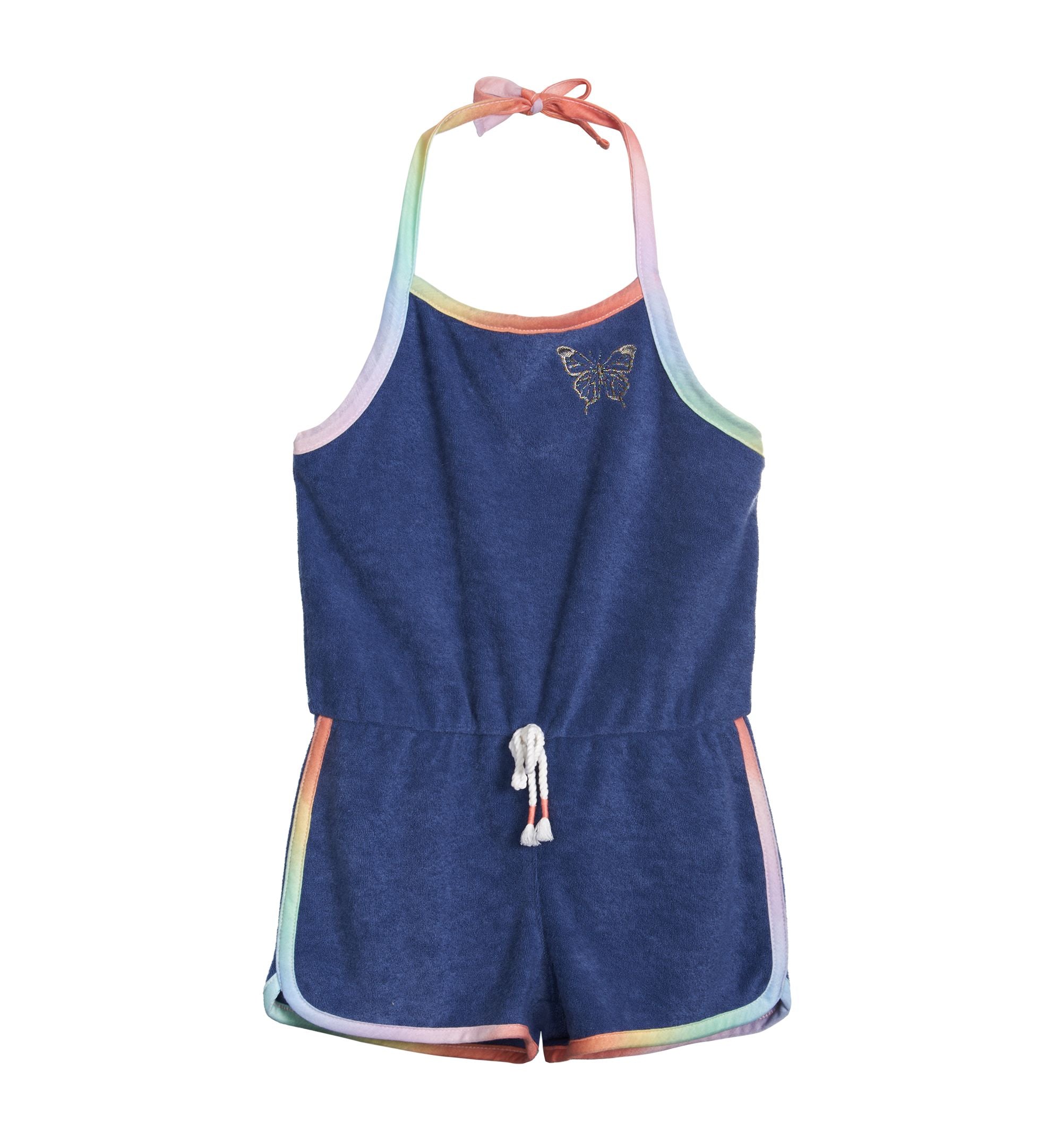Big Girls Graphic Terry Romper