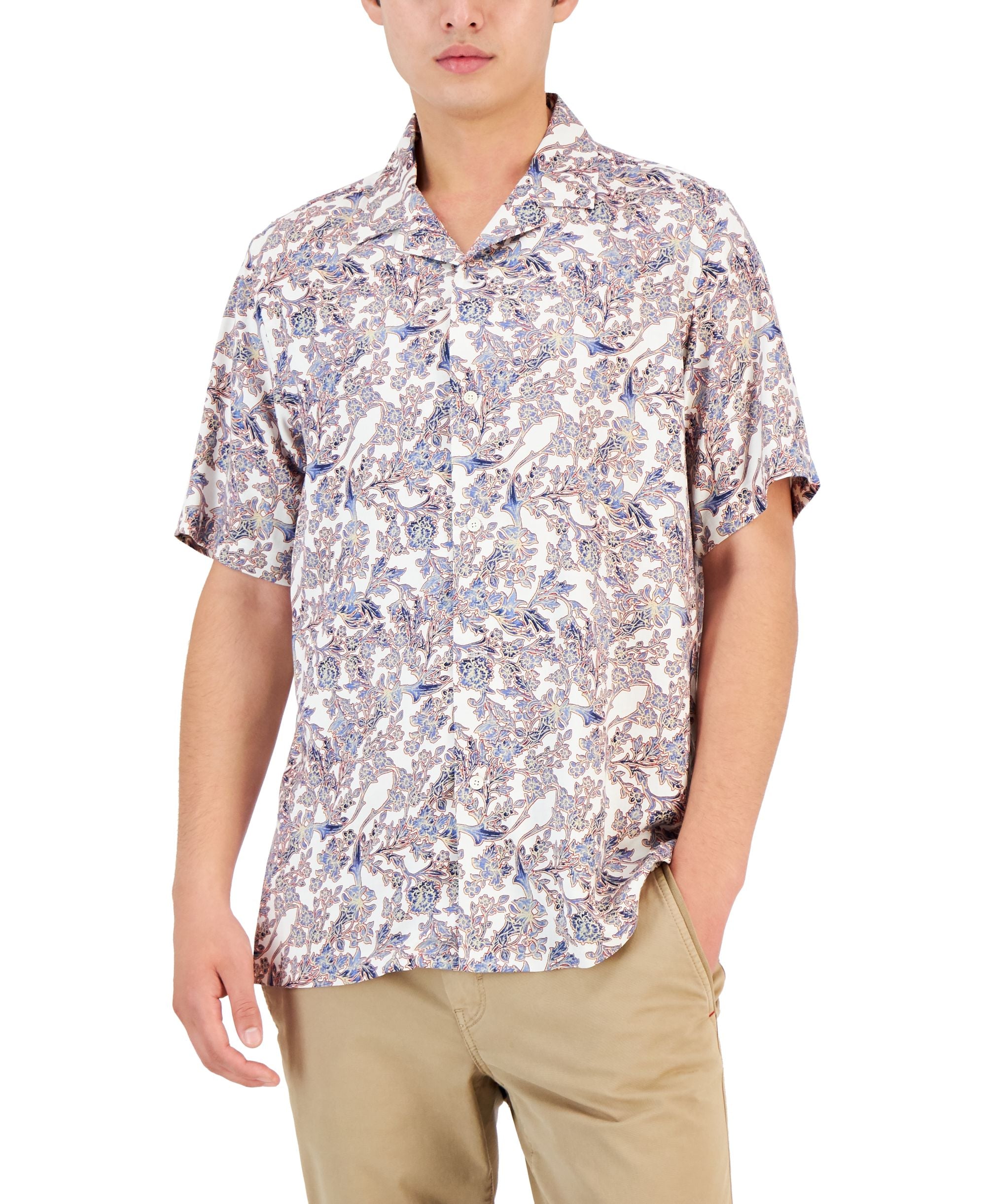 Club Room Mens Byzantine Shirt