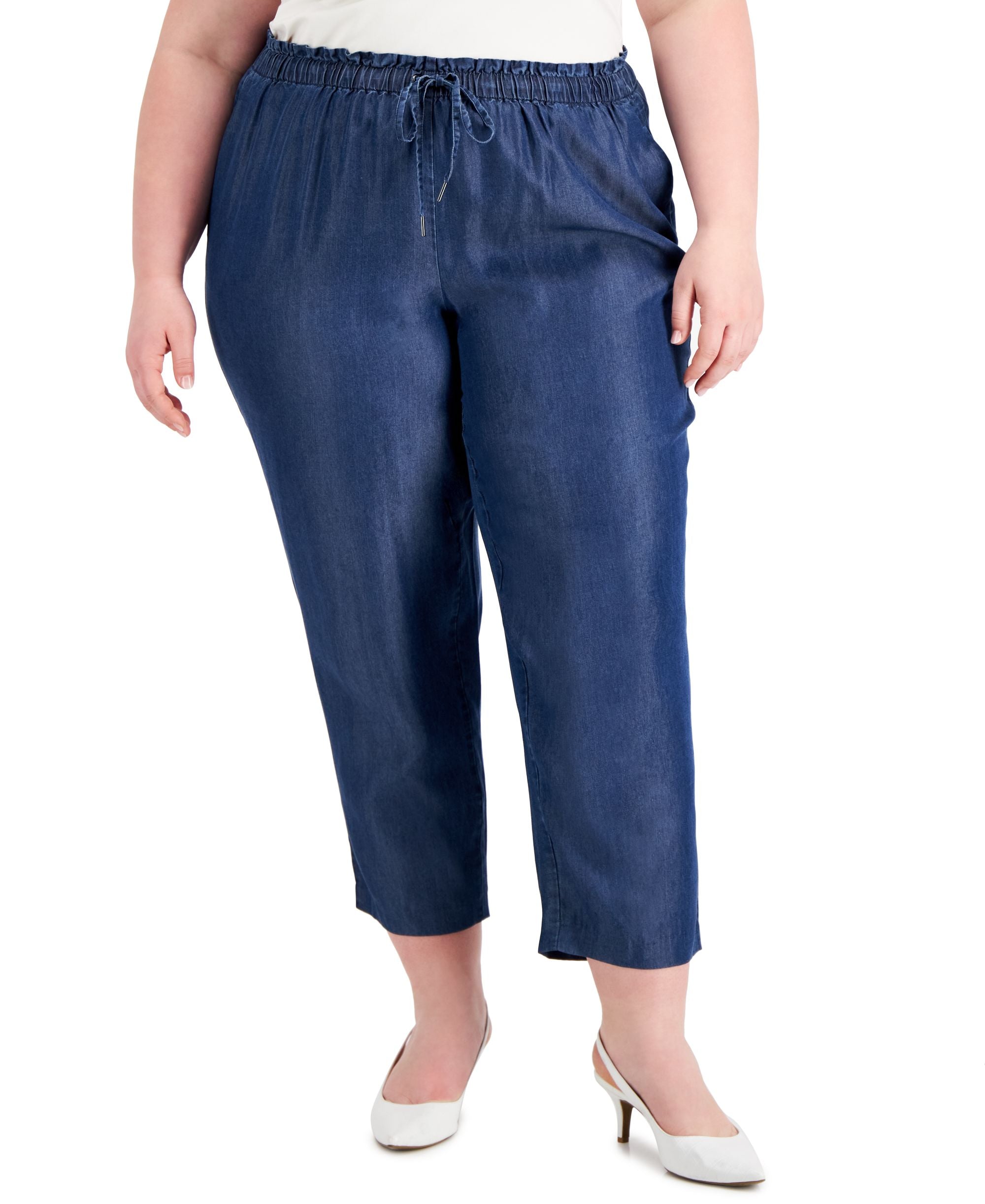 Anne Klein Plus Size Pull On Jeans
