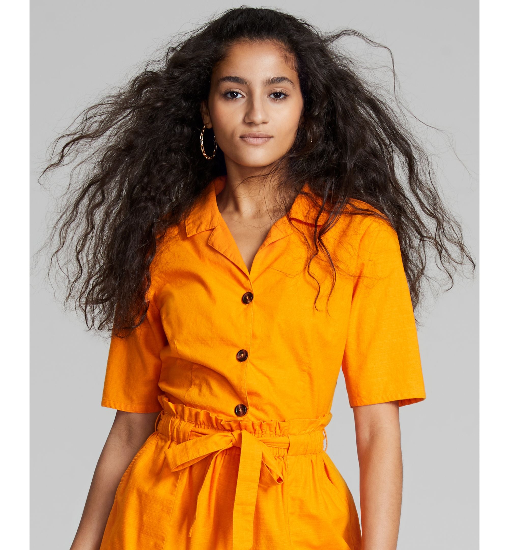 Now This Womens Cotton Camp Shirt