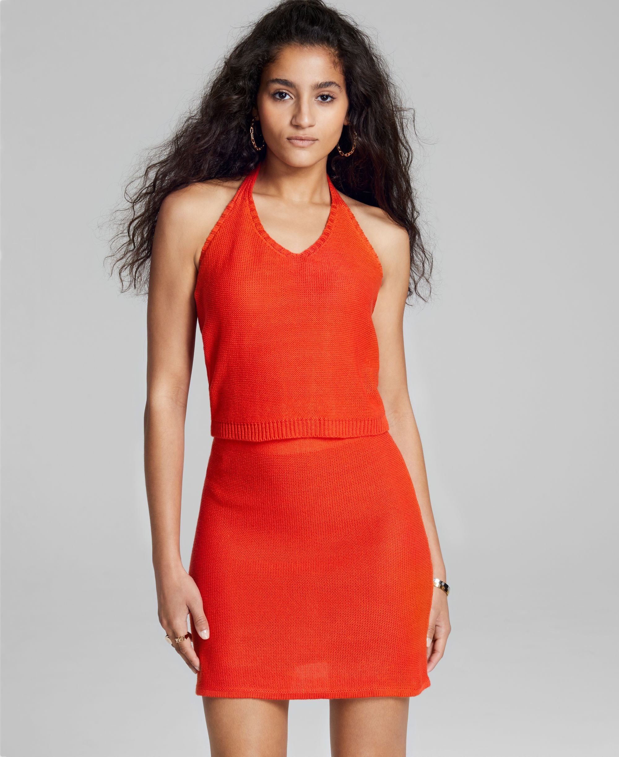 Women's Halter Sweater Tank Top