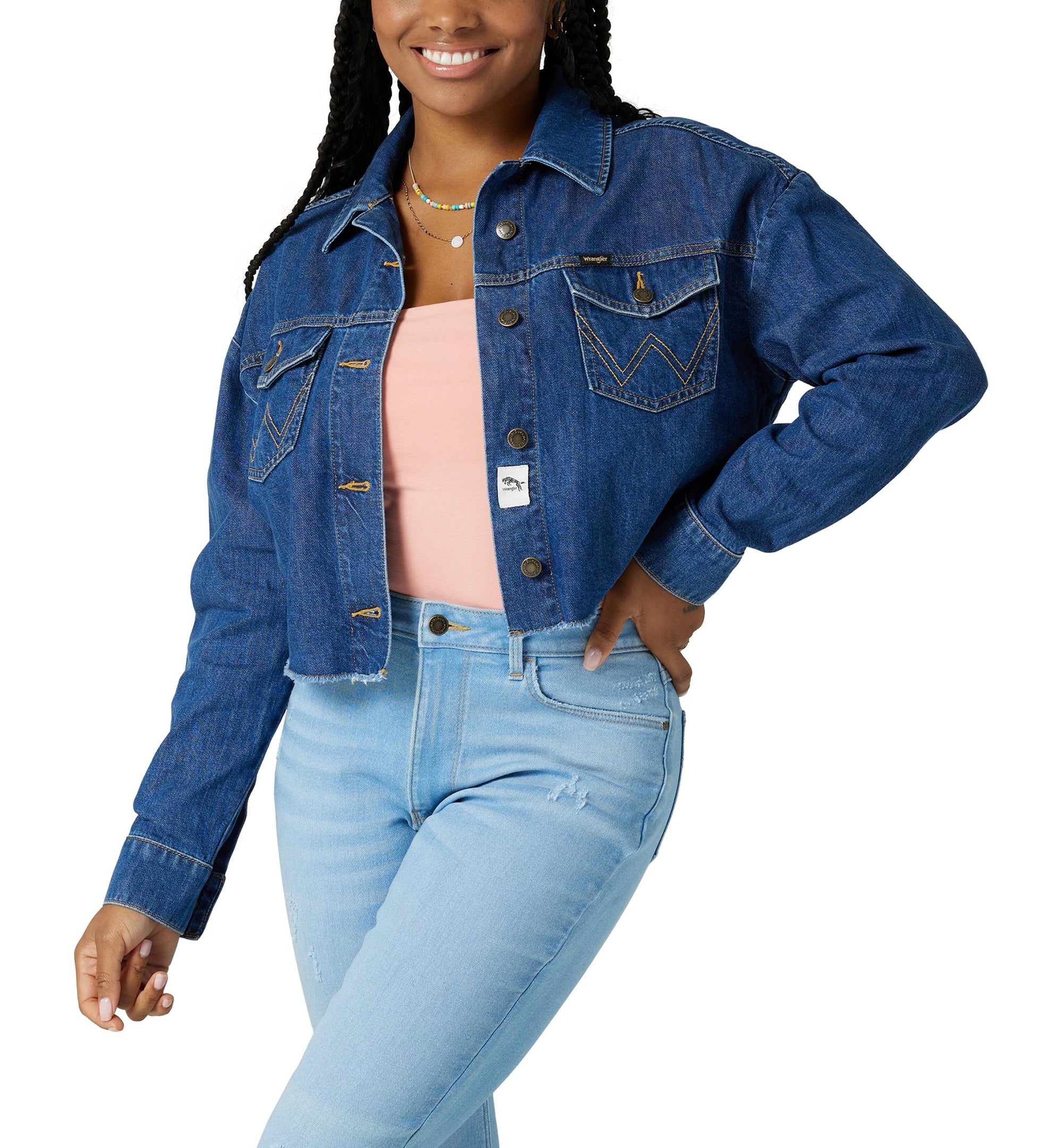 Women's Cropped Denim Jacket