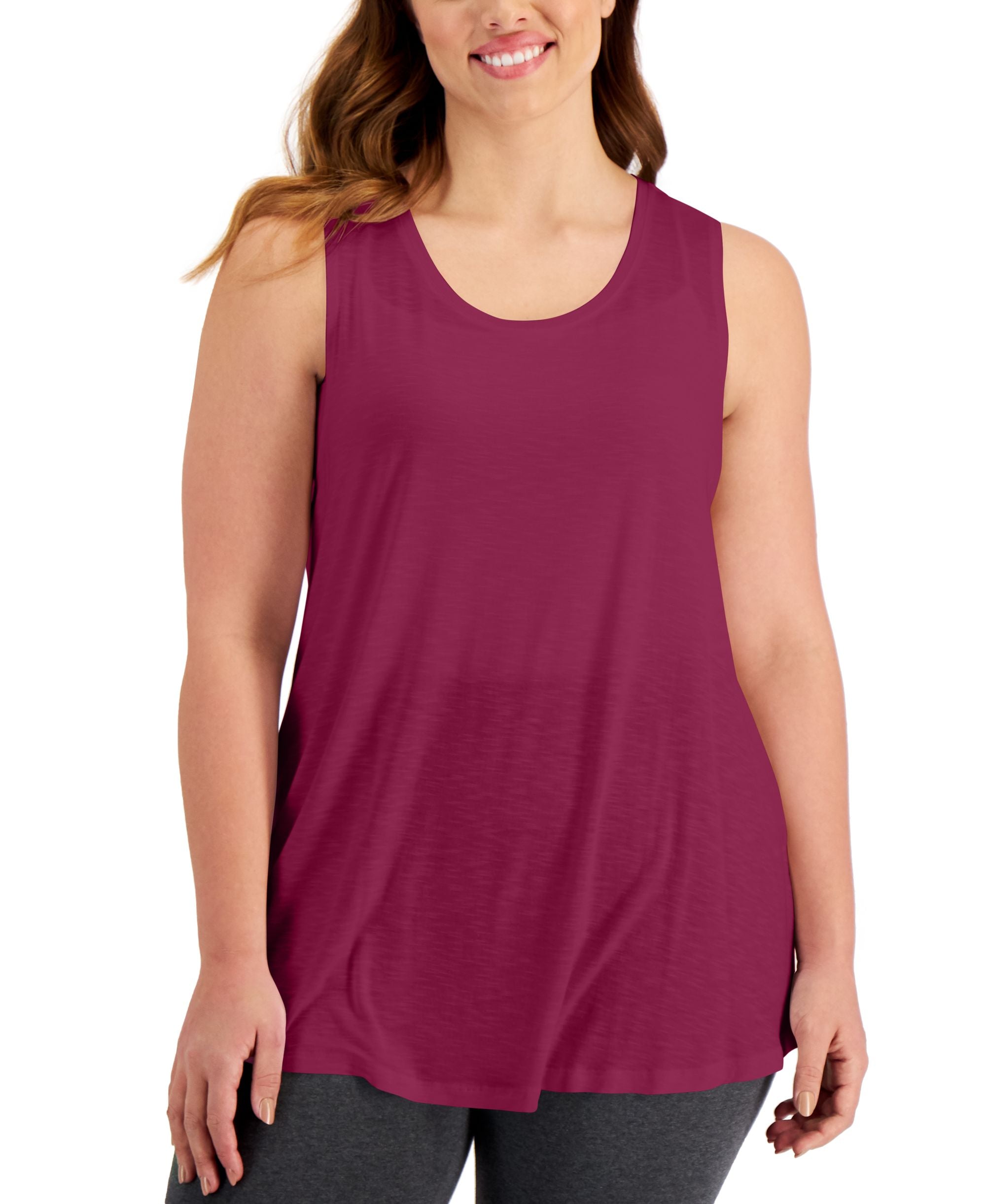 Style & Co Plus Size Swing Tank Top
