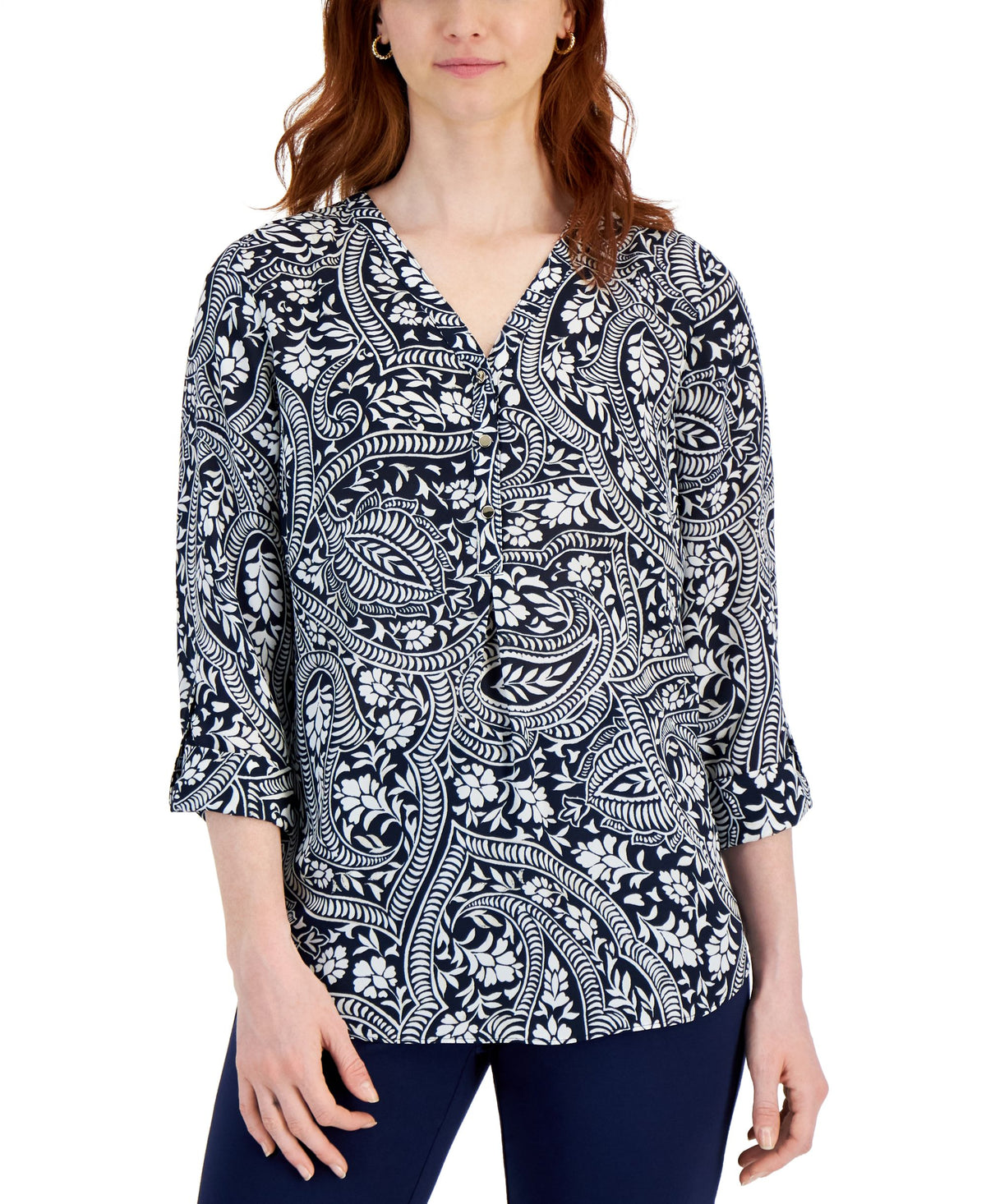 JM Collection Womens Vacation Top