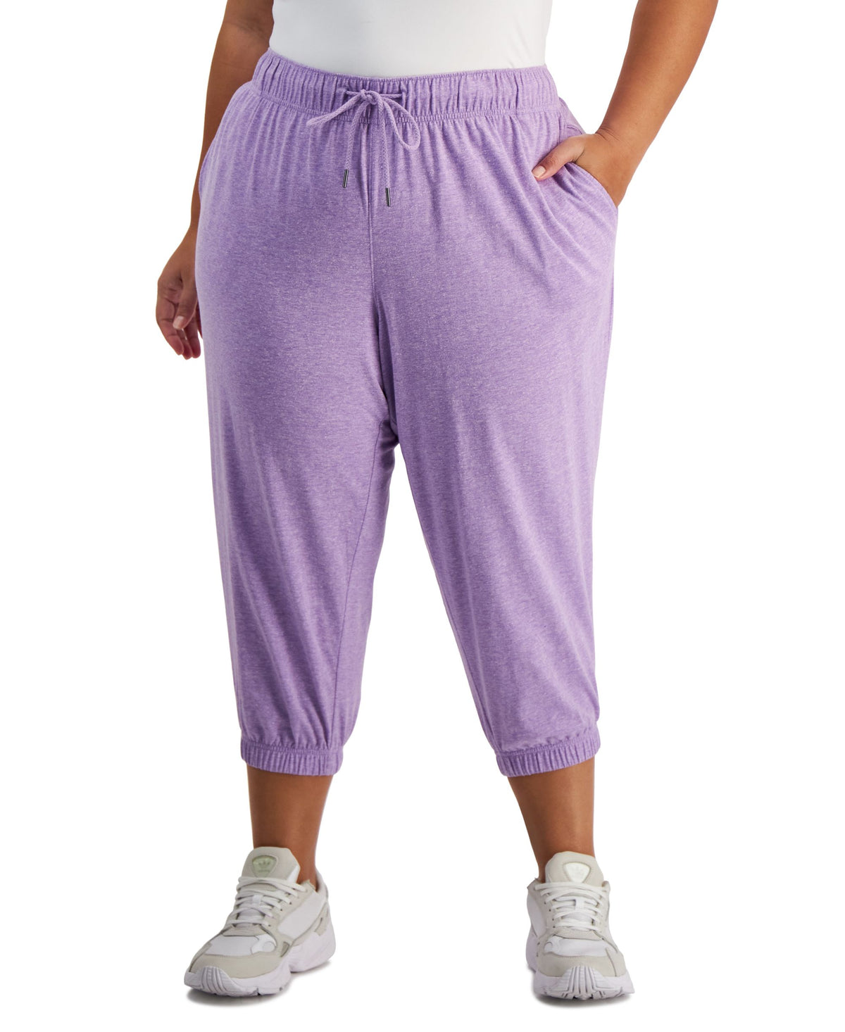 ID Ideology Performance Plus Size Cropped Jogger Pants