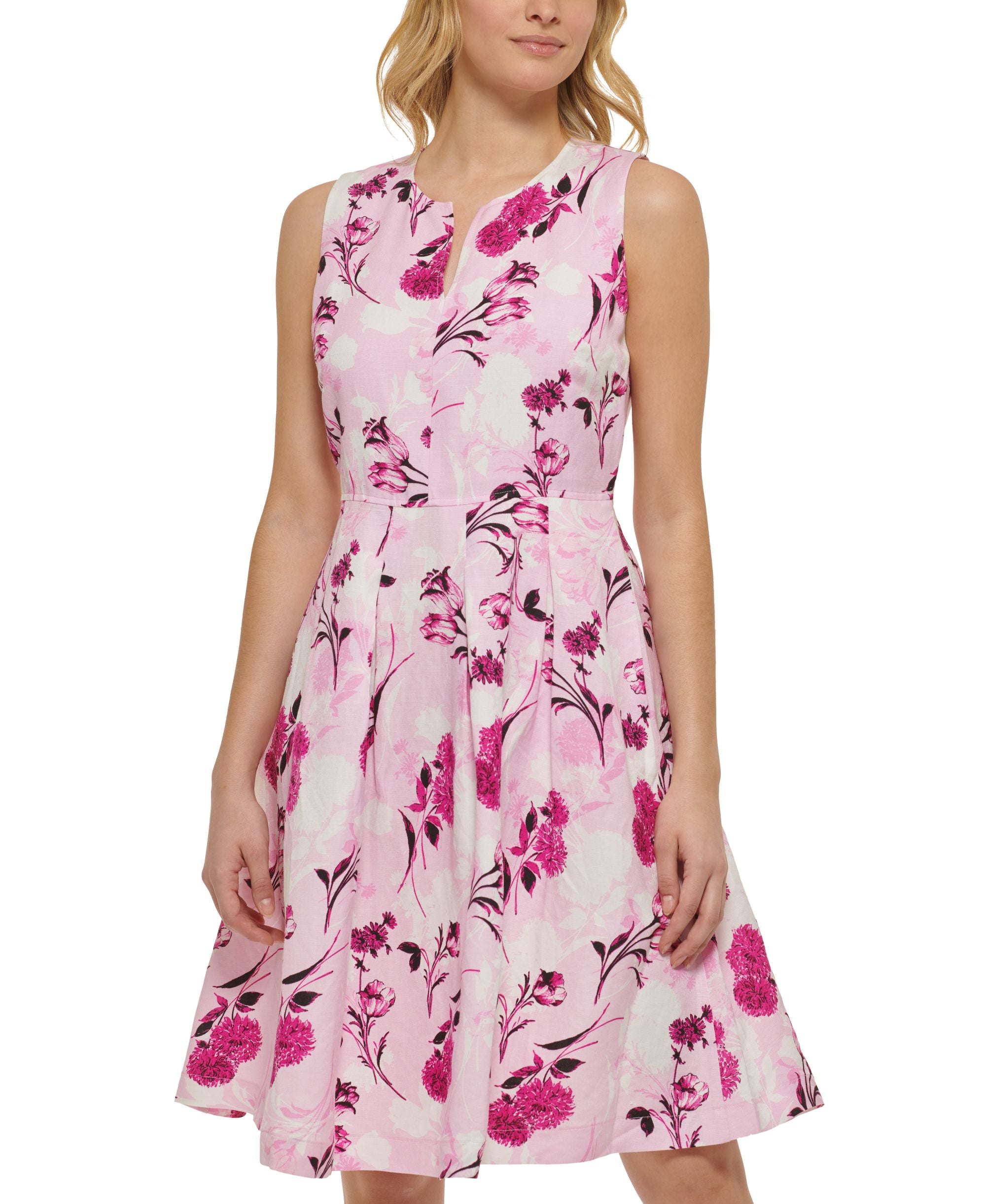 Women's Floral A-Line Dress