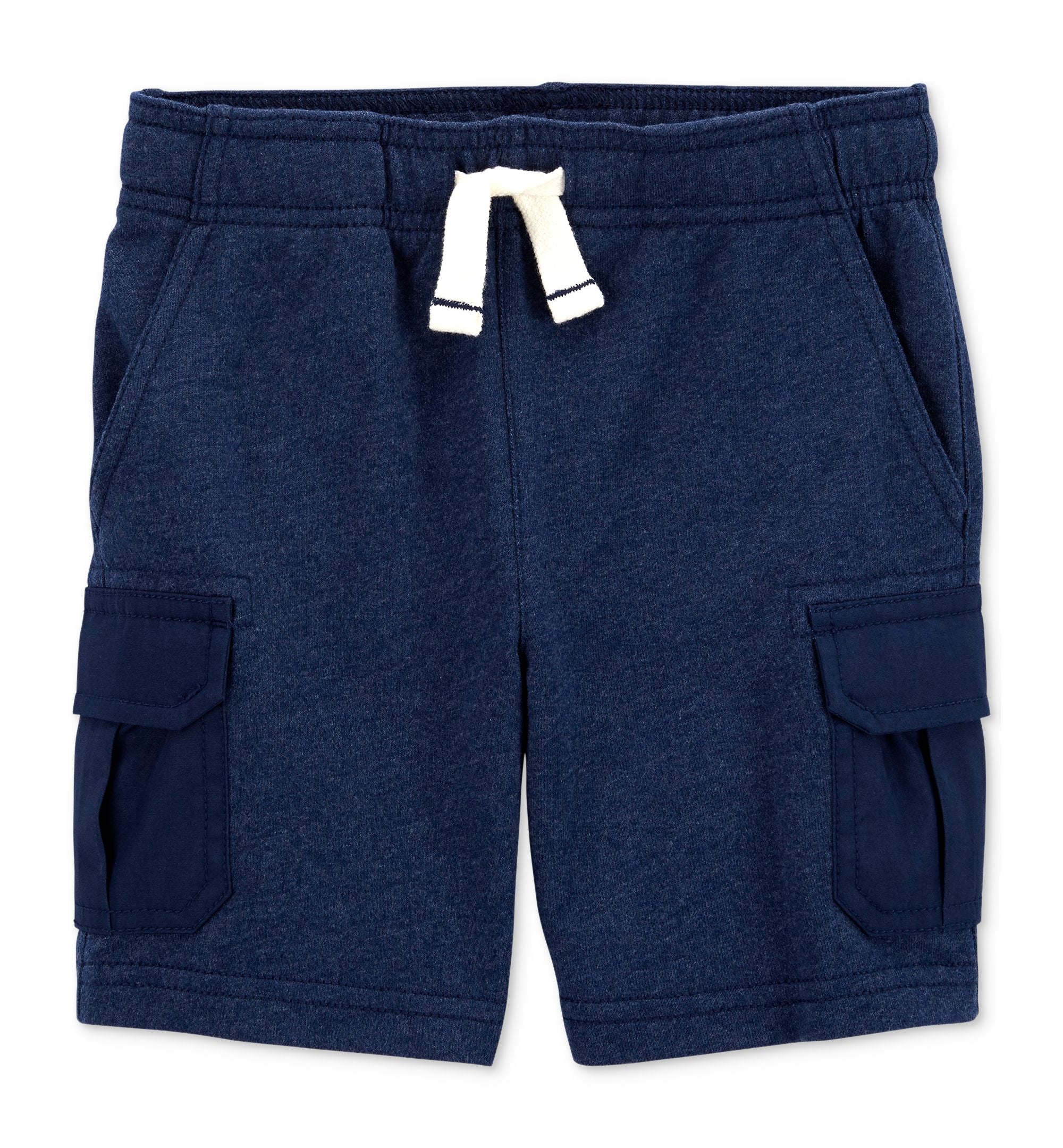 Carters Toddler Boys Pull On Knit Cargo Shorts