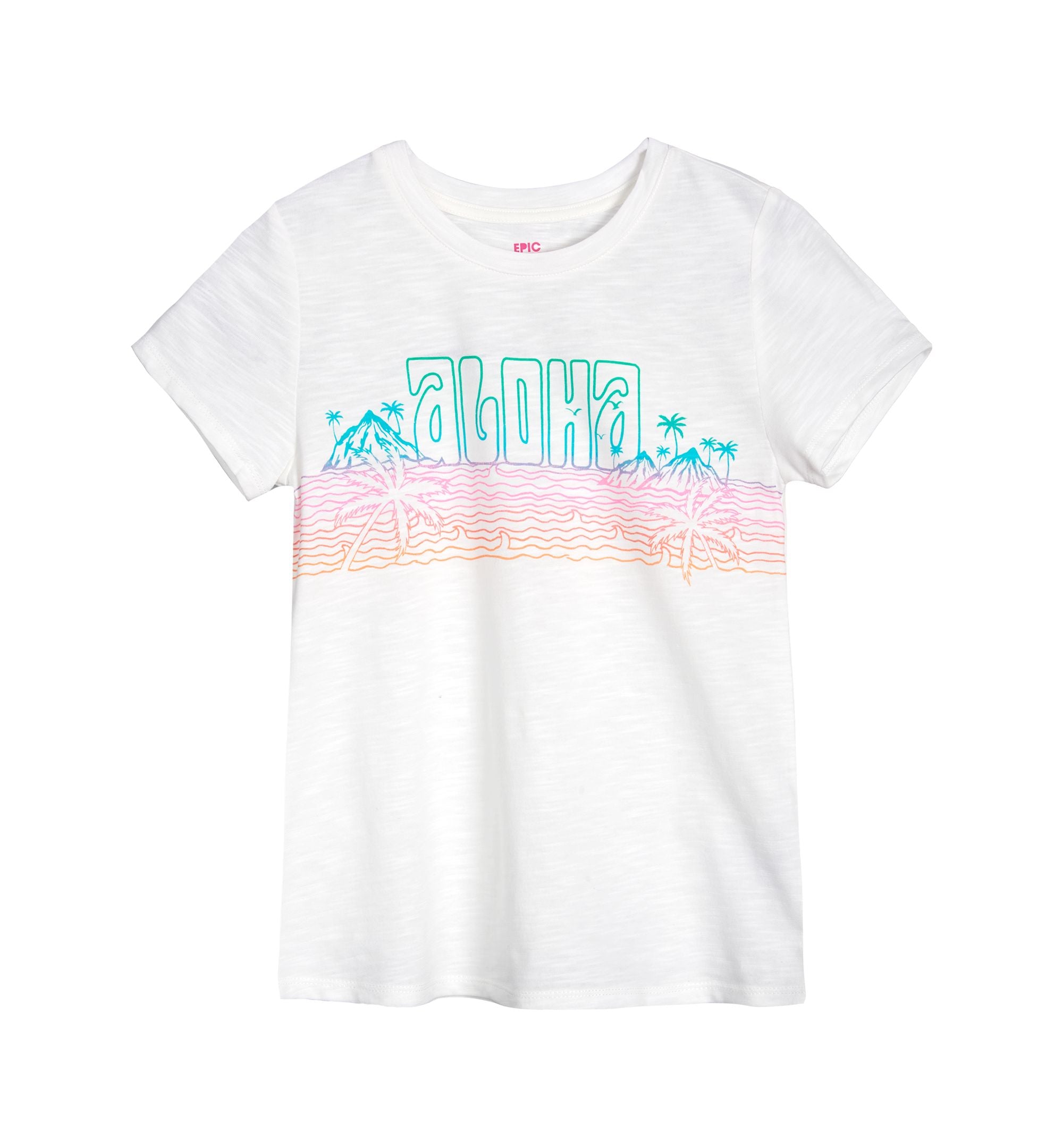 Toddler Girls Aloha Graphic T-Shirt
