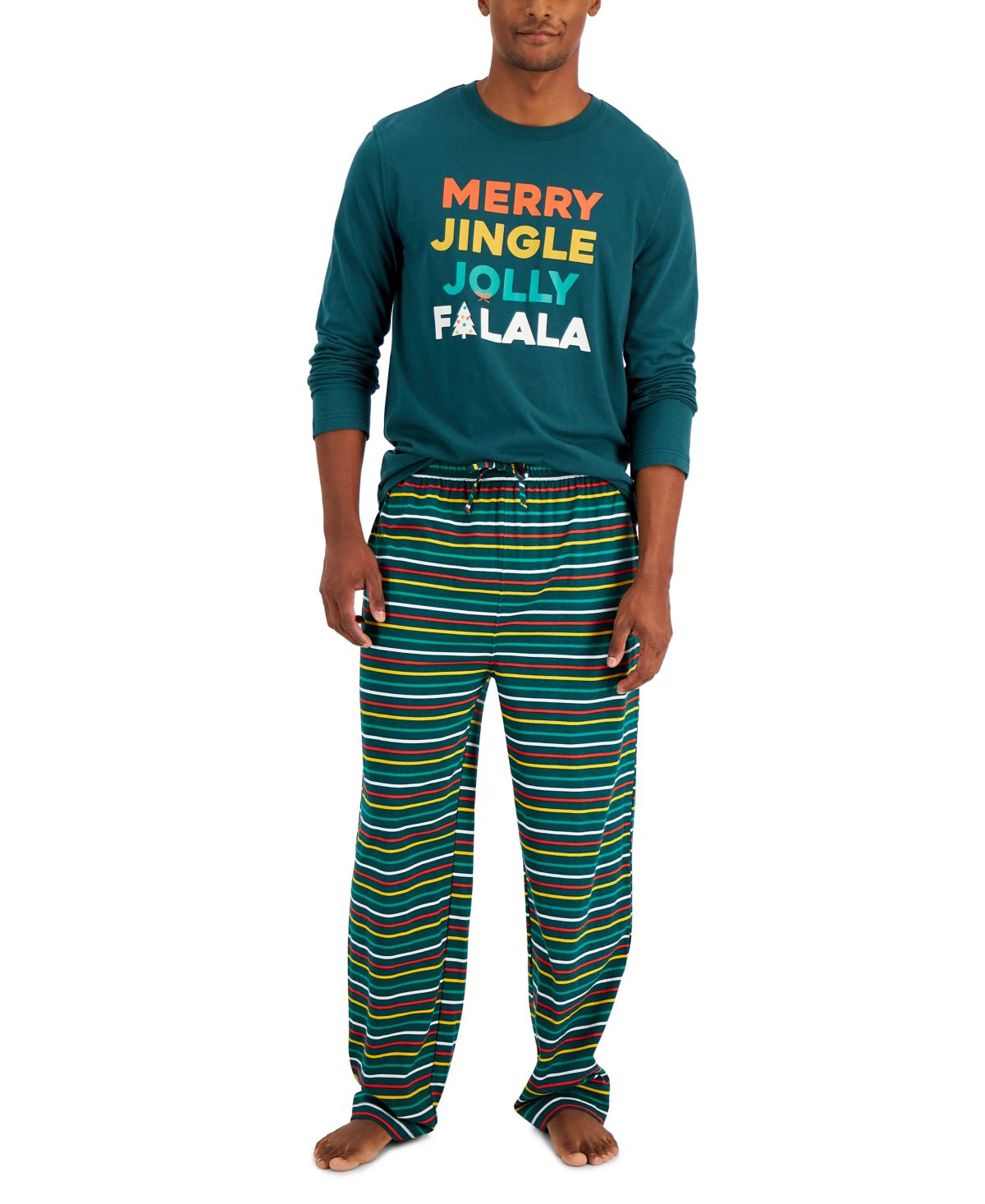 Matching Mens Merry Jingle Mix It Family Pajama Set