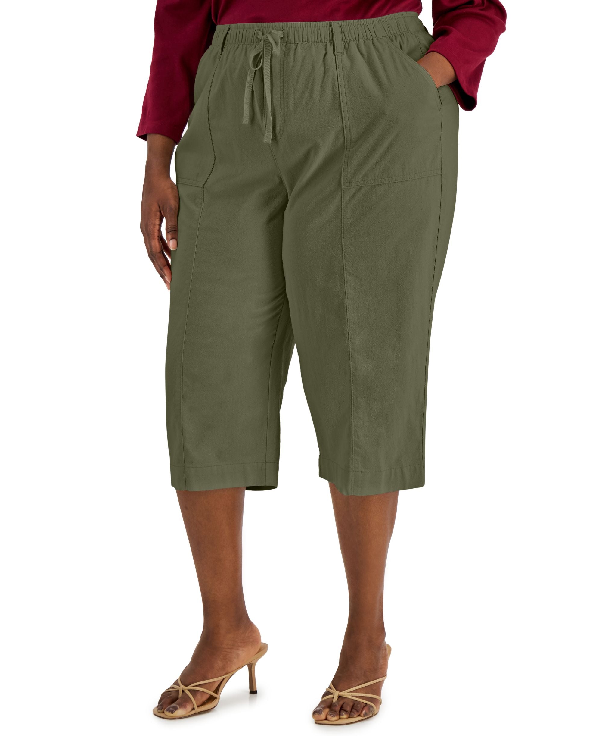 Karen Scott Plus Size Charlie Capri Pants