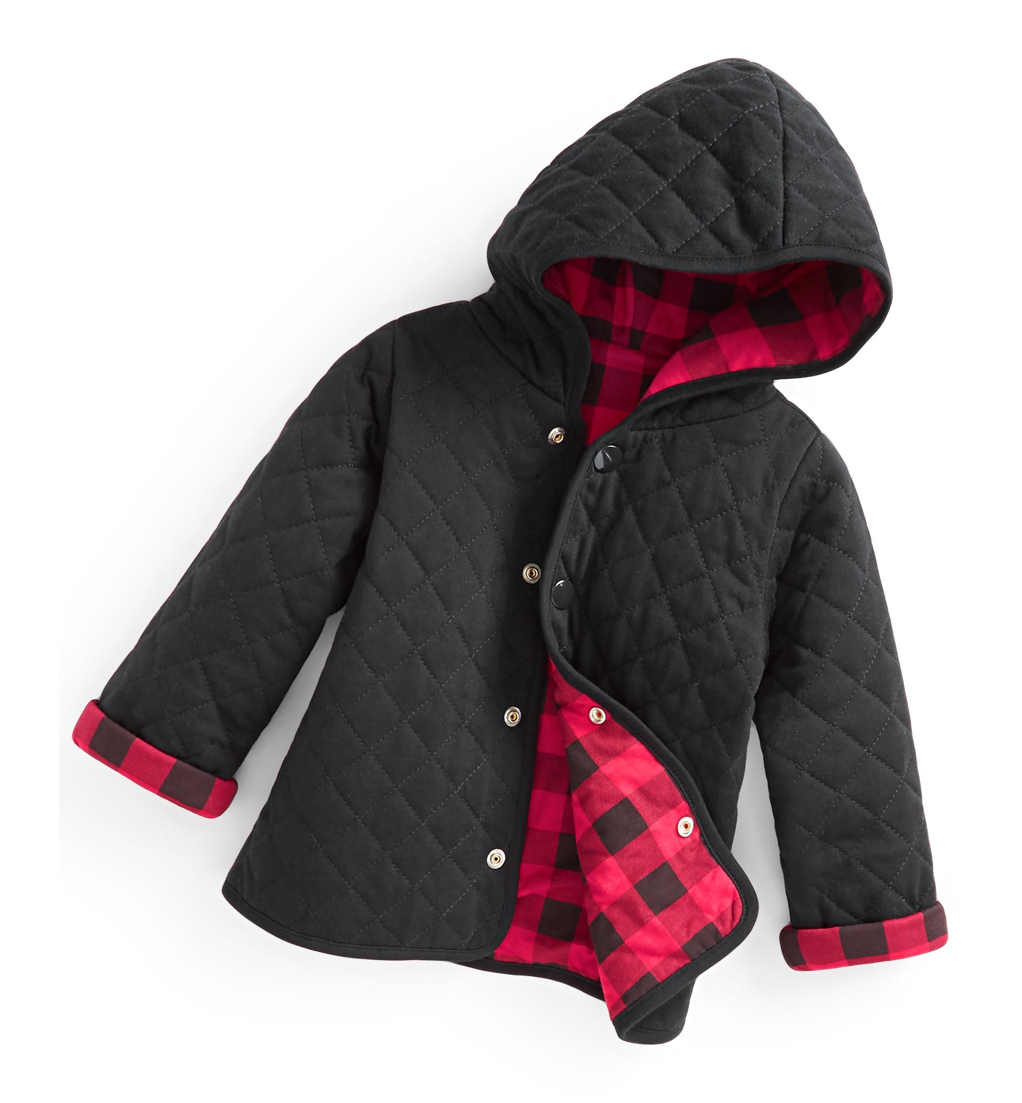 First Impressions Baby Boys Reversible Hooded Jacket