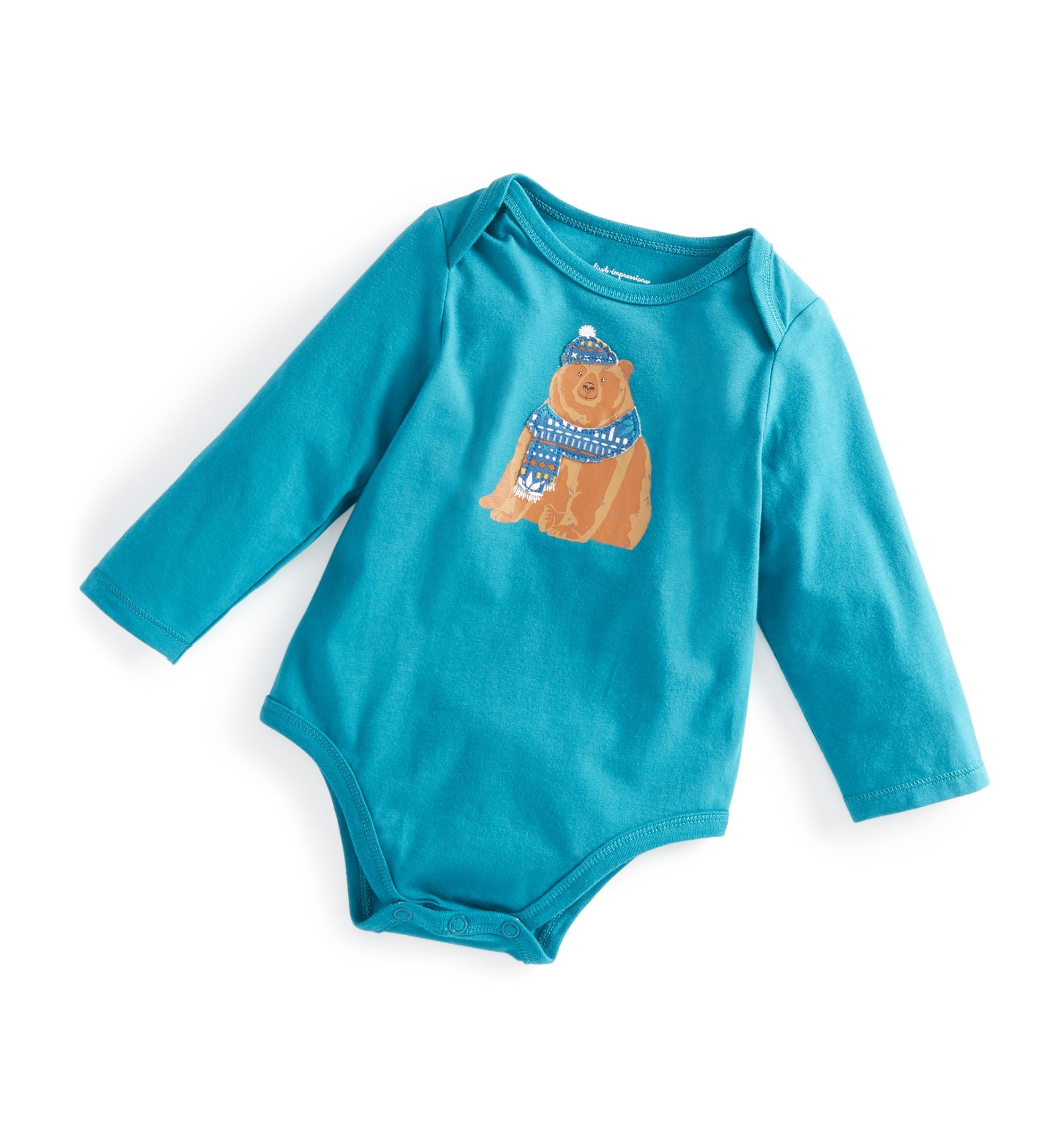 First Impressions Baby Boys Cuddle Bear Bodysuit