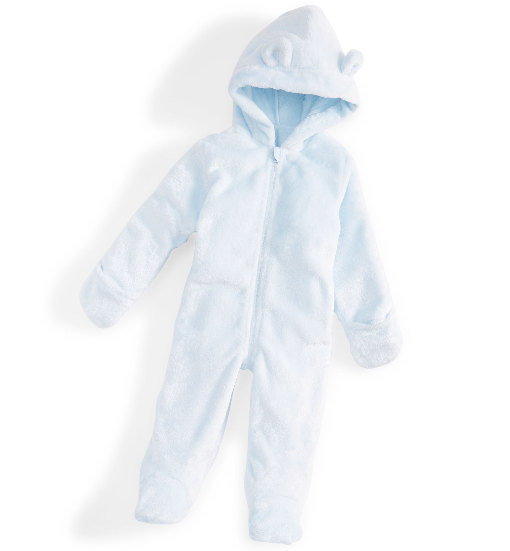 First Impressions Baby Boys Or Girls Hooded Fleece Coverall