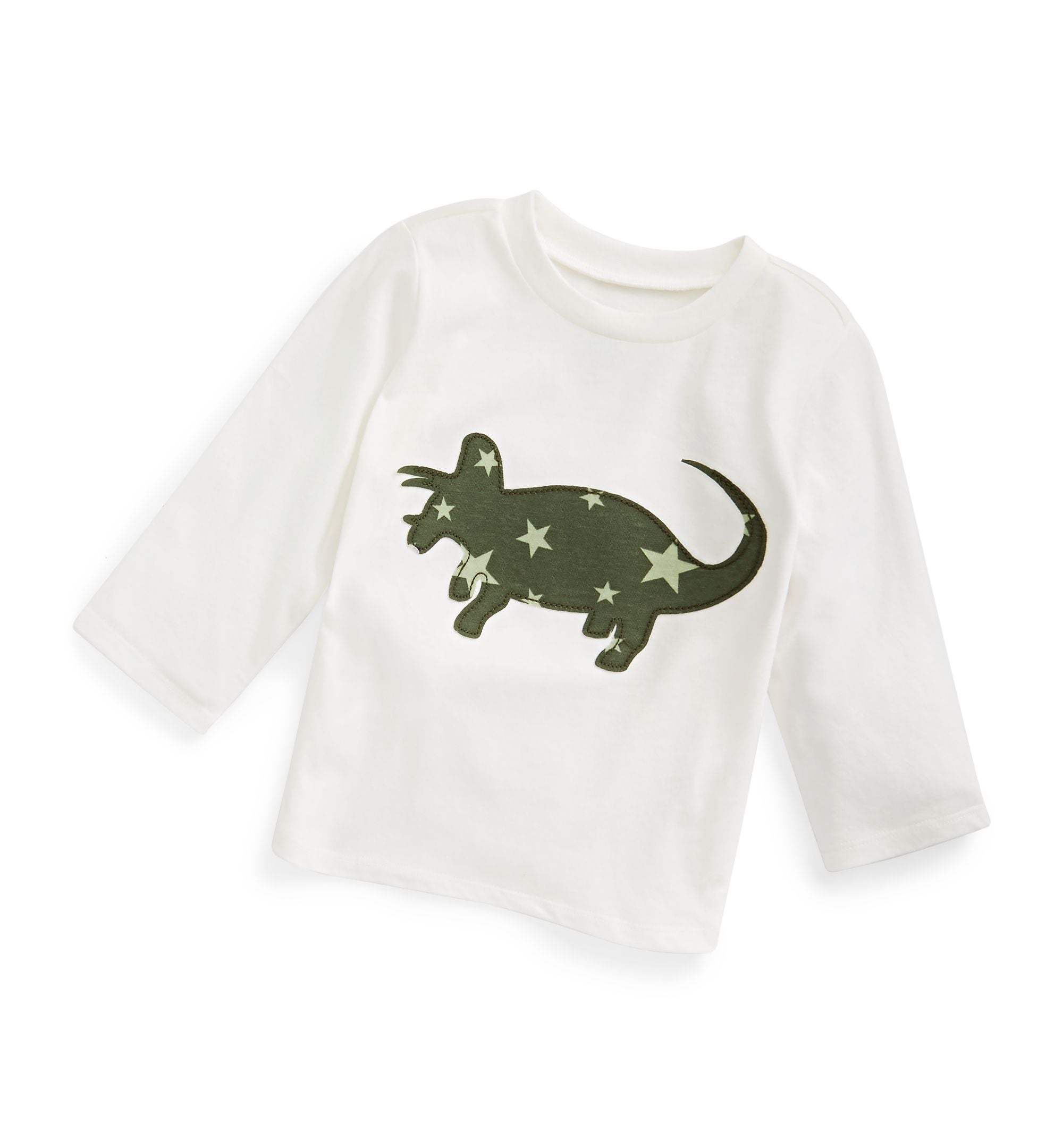 First Impressions Baby Boys Starry Triceratops Shirt