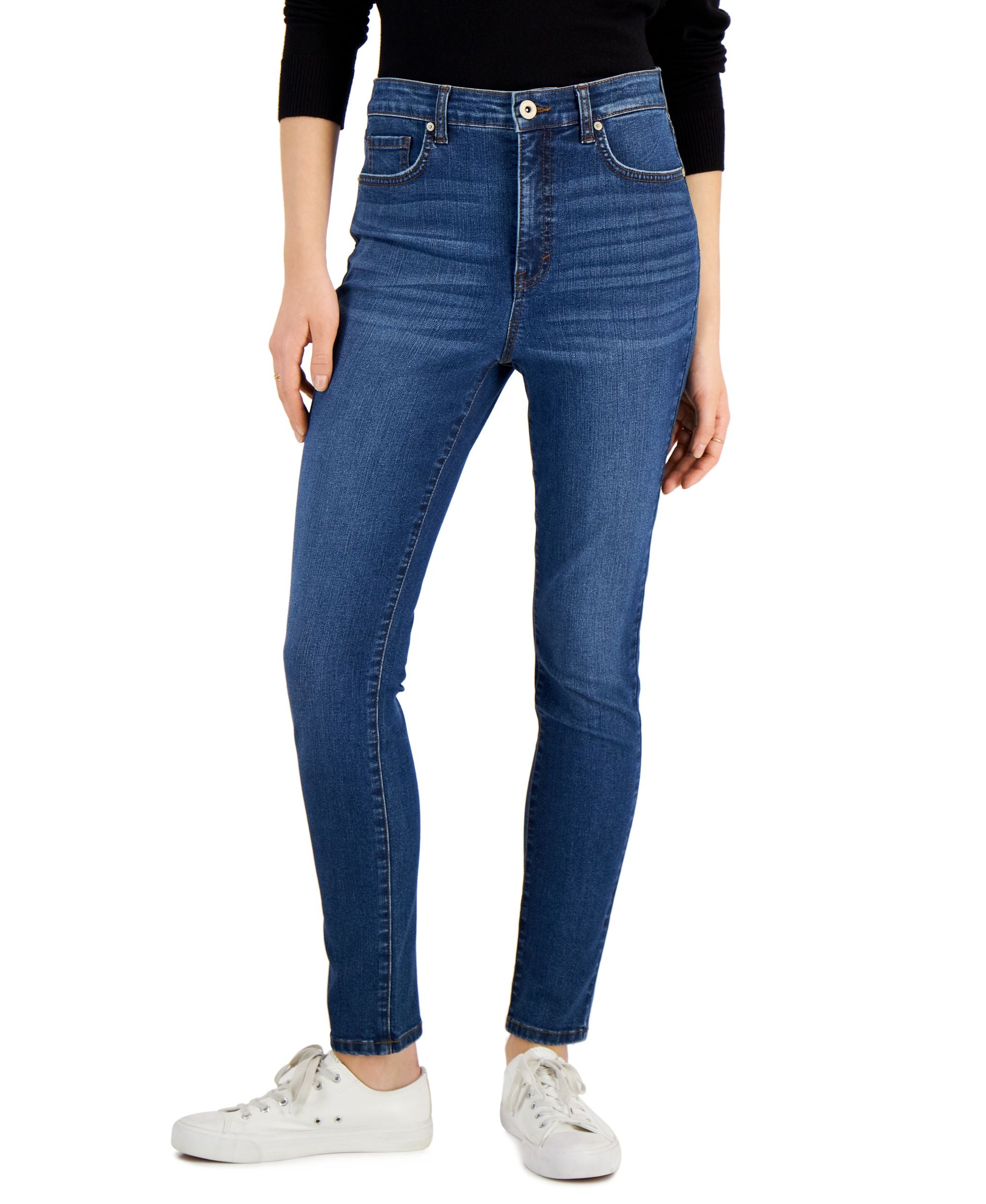 Style & Co Petite High Rise Skinny Jeans