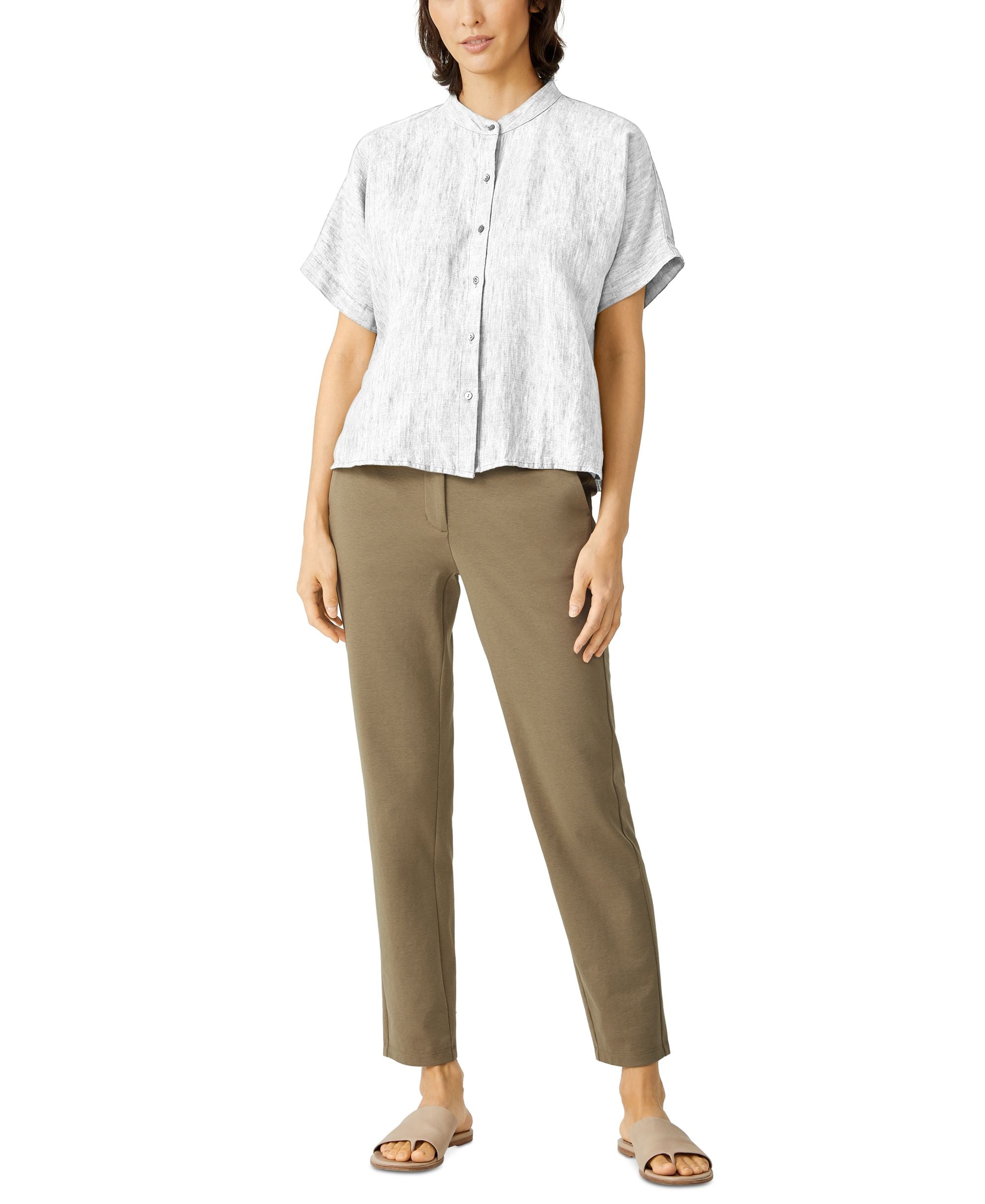 Eileen Fisher Organic Slim Leg Pants