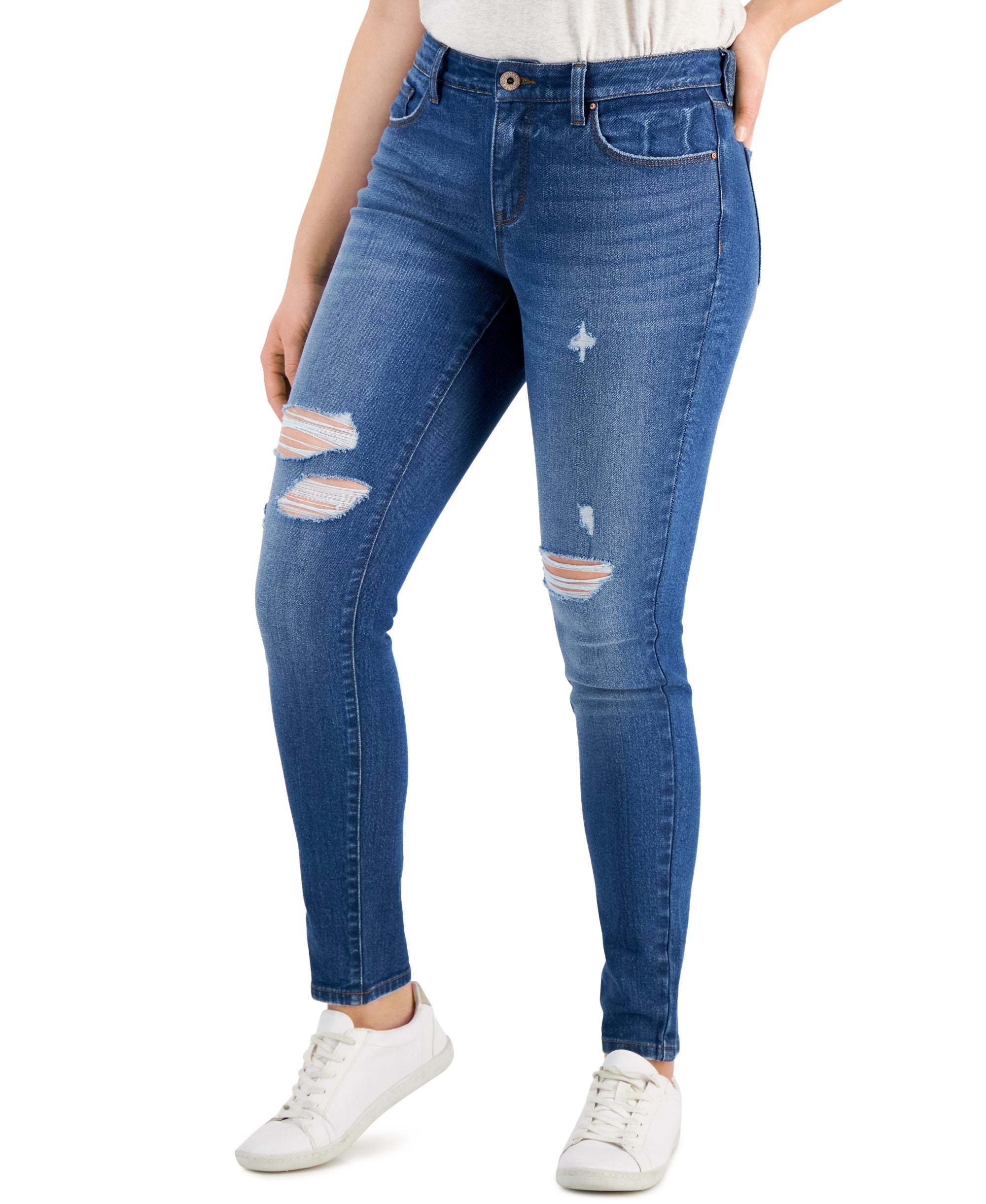 Petite Curvy-Fit Skinny Jeans