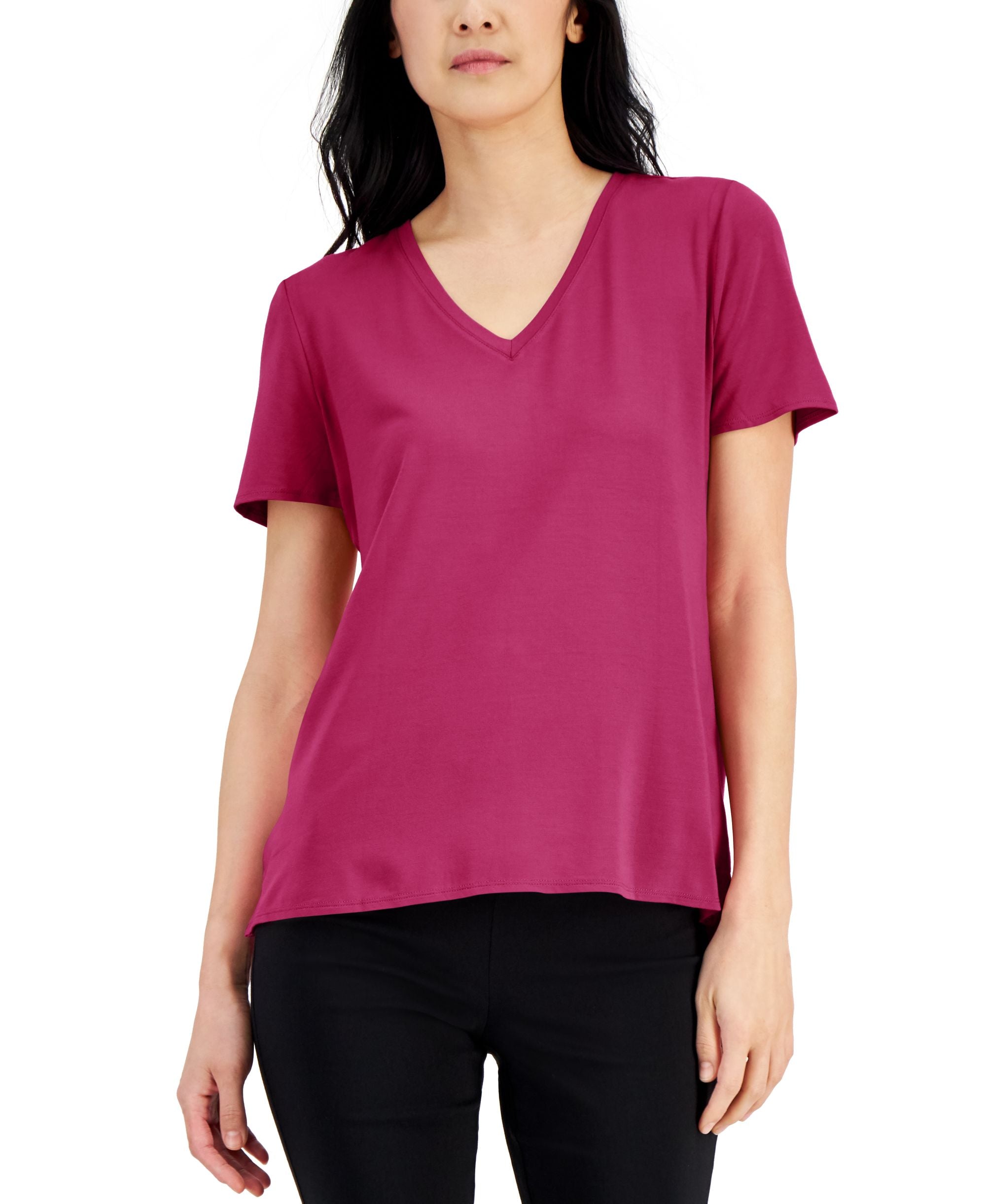 Alfani V Neck T-Shirt