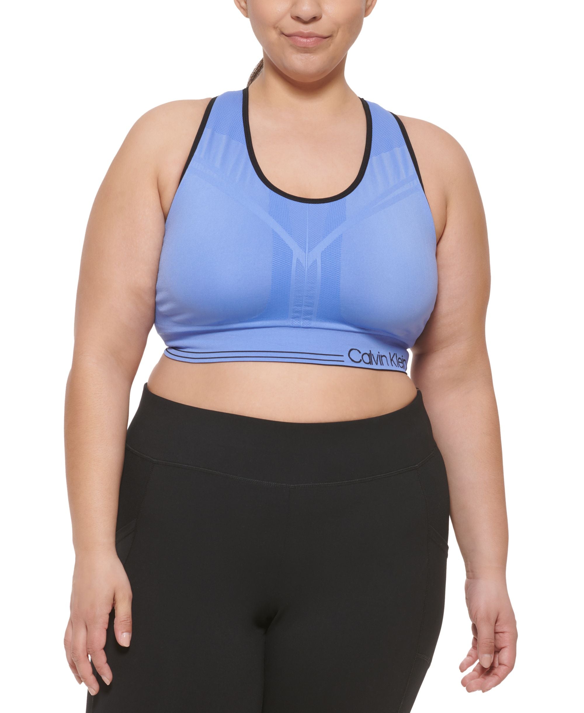 Calvin Klein Performance Plus Size Reversible Medium Impact Sports Bra