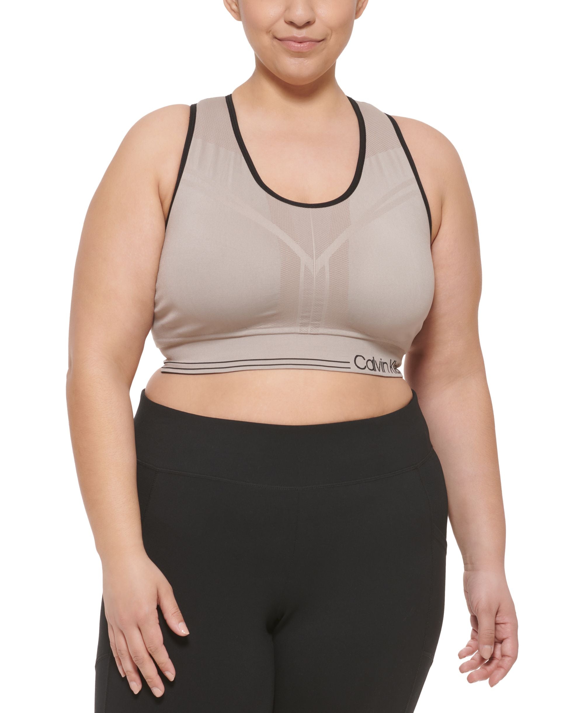 Calvin Klein Performance Plus Size Reversible Medium Impact Sports Bra
