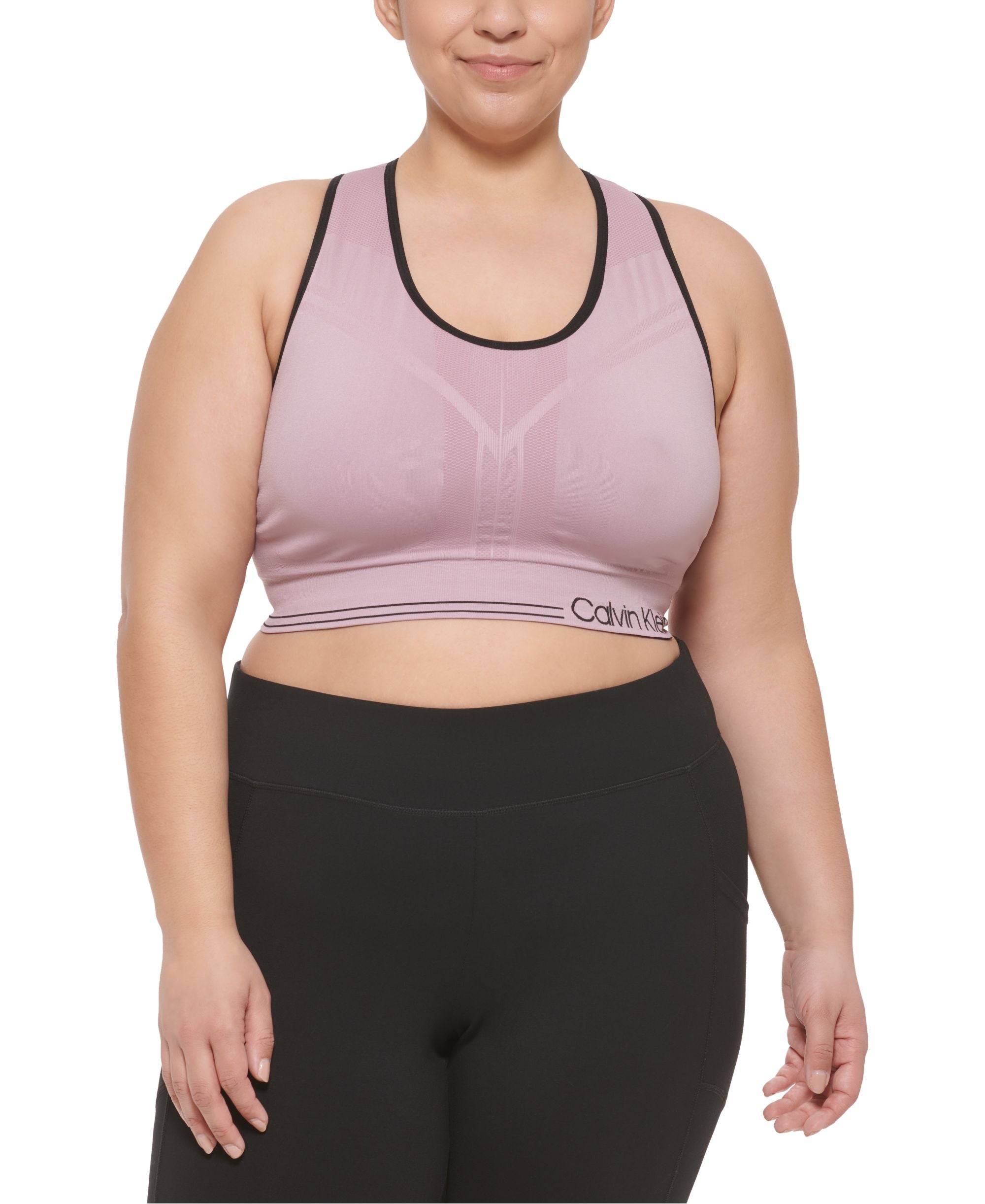 Calvin Klein Performance Plus Size Reversible Medium Impact Sports Bra