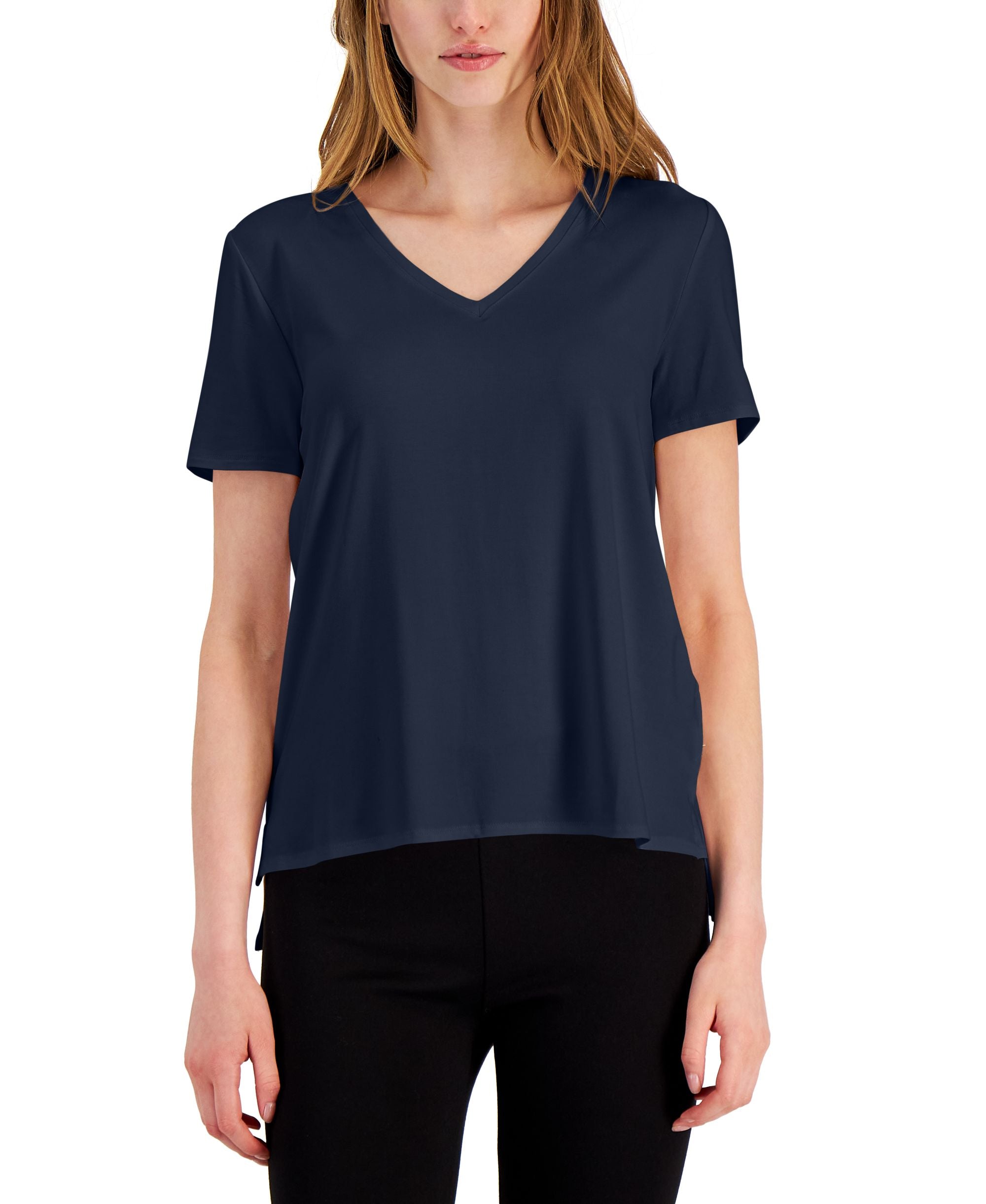 Alfani V Neck T-Shirt