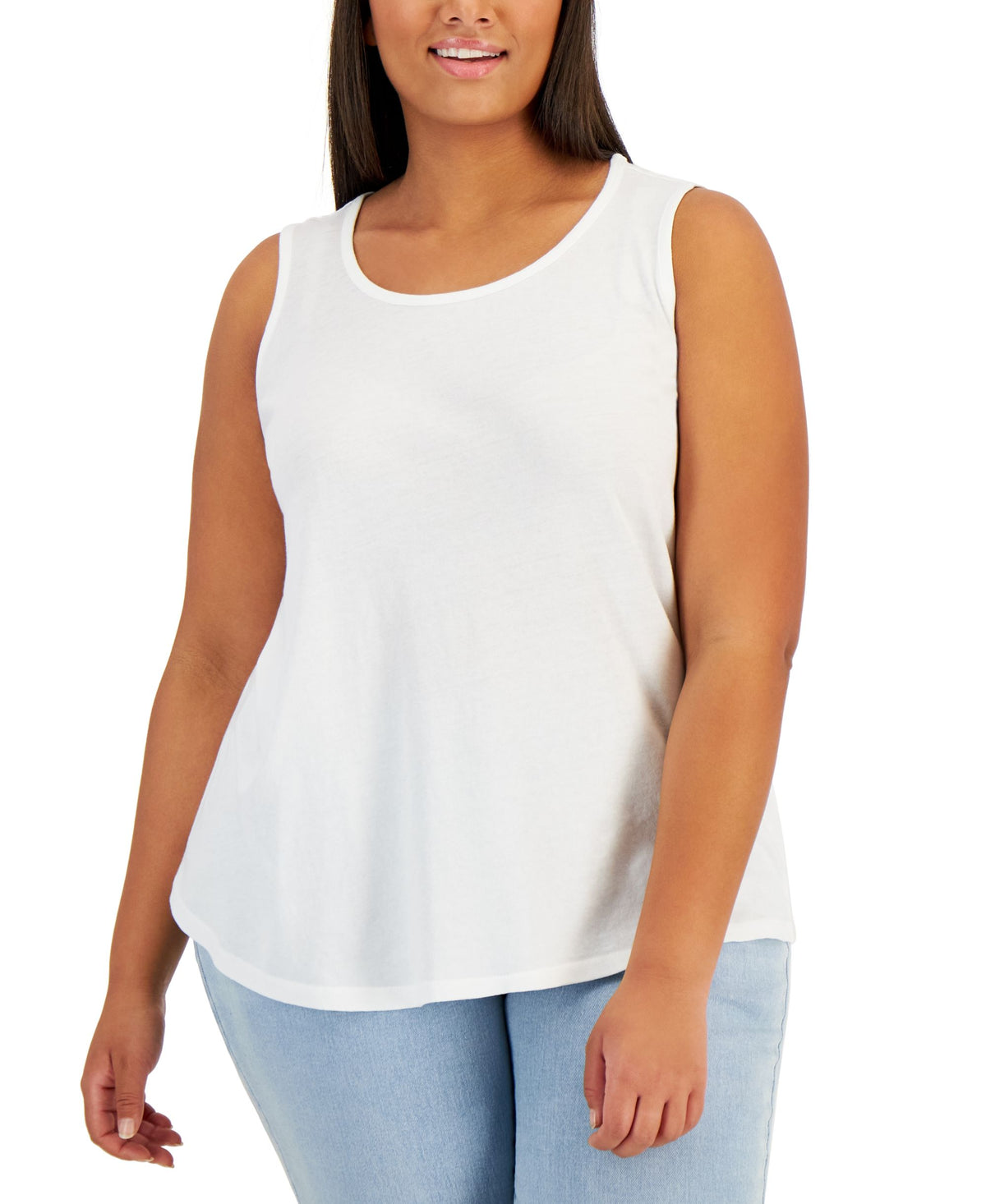 Style & Co Plus Size Cotton Tank