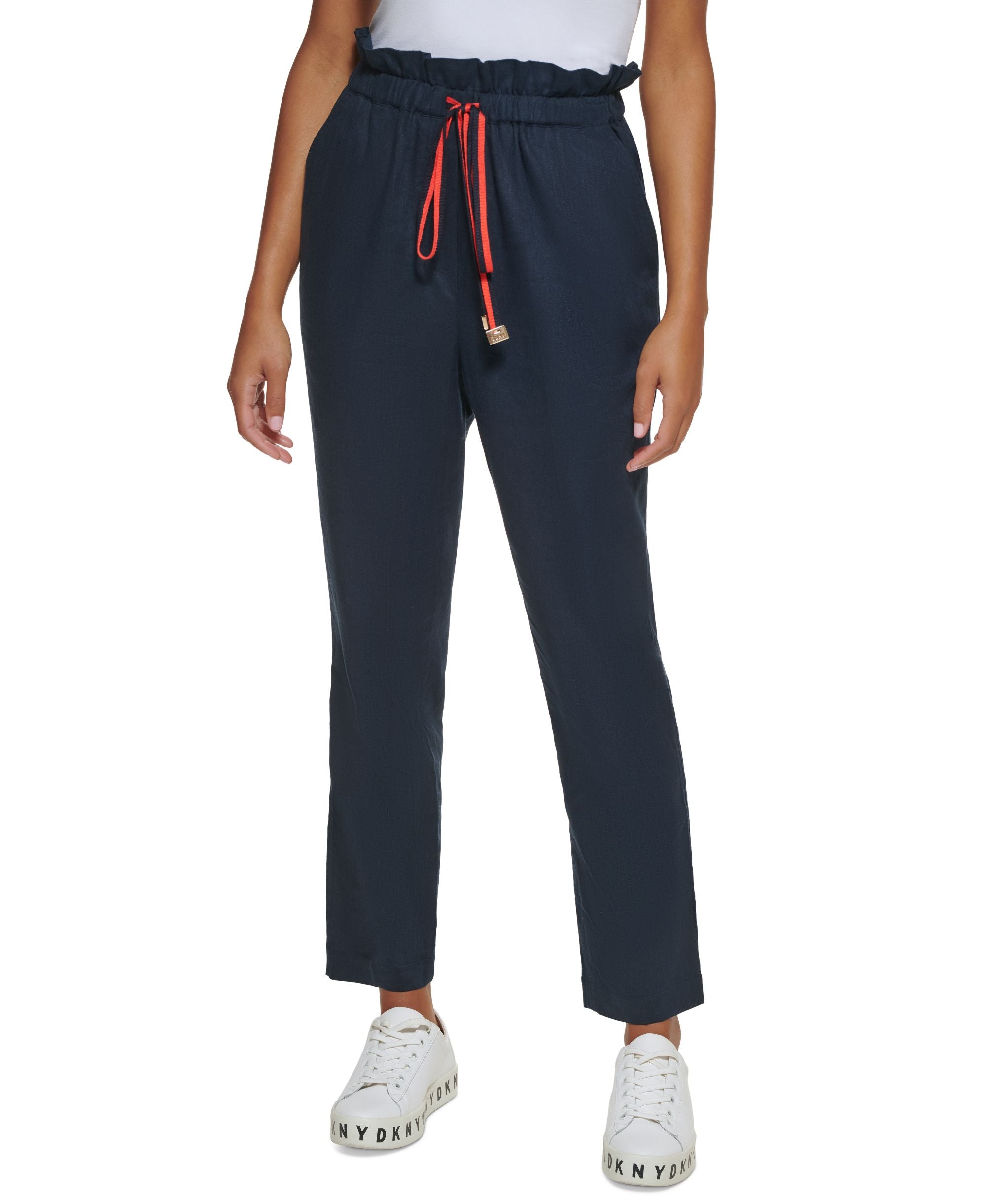 DKNY Womens Drawstring Pants