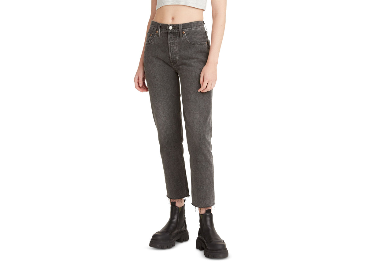 501� Cropped Straight-Leg High Rise Jeans