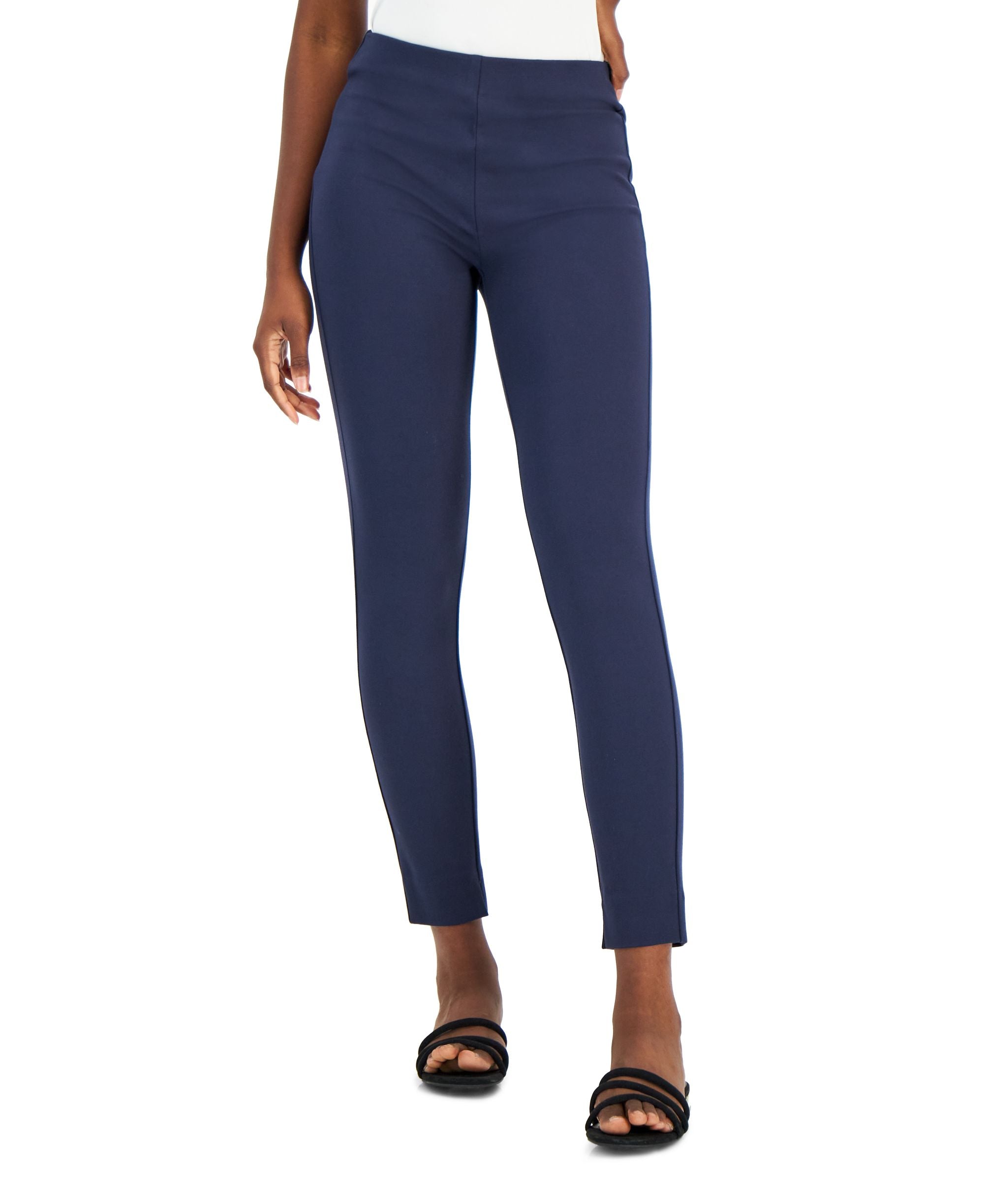 Alfani Womens Skinny Pull On Ankle Pants