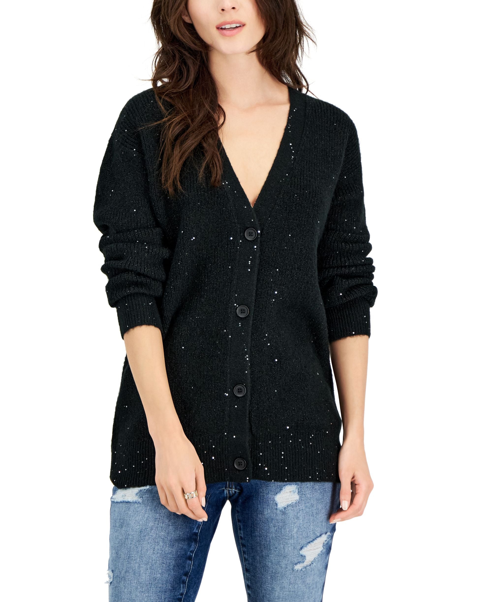 Women's Sequined Cardigan