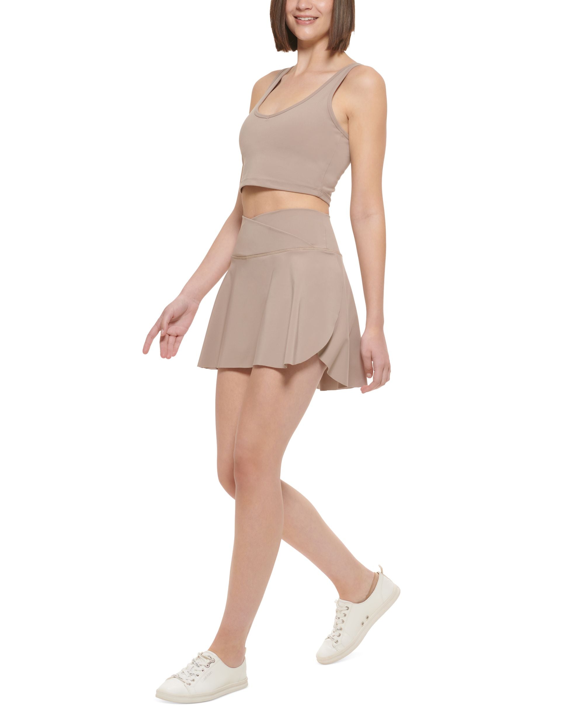Calvin Klein Performance Womens Crossover Waist Skort