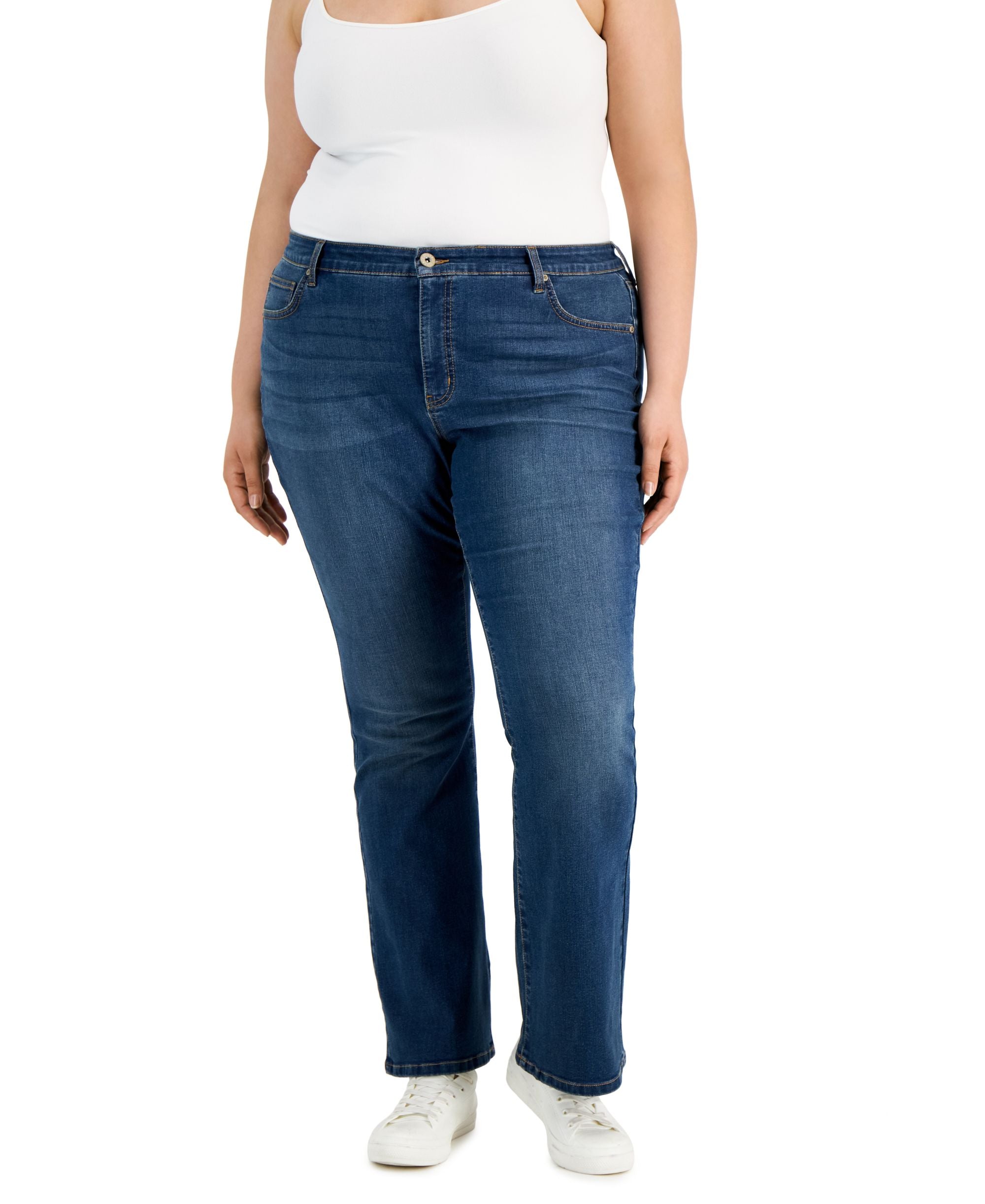 Style & Co Plus Size Curvy Bootcut Jeans