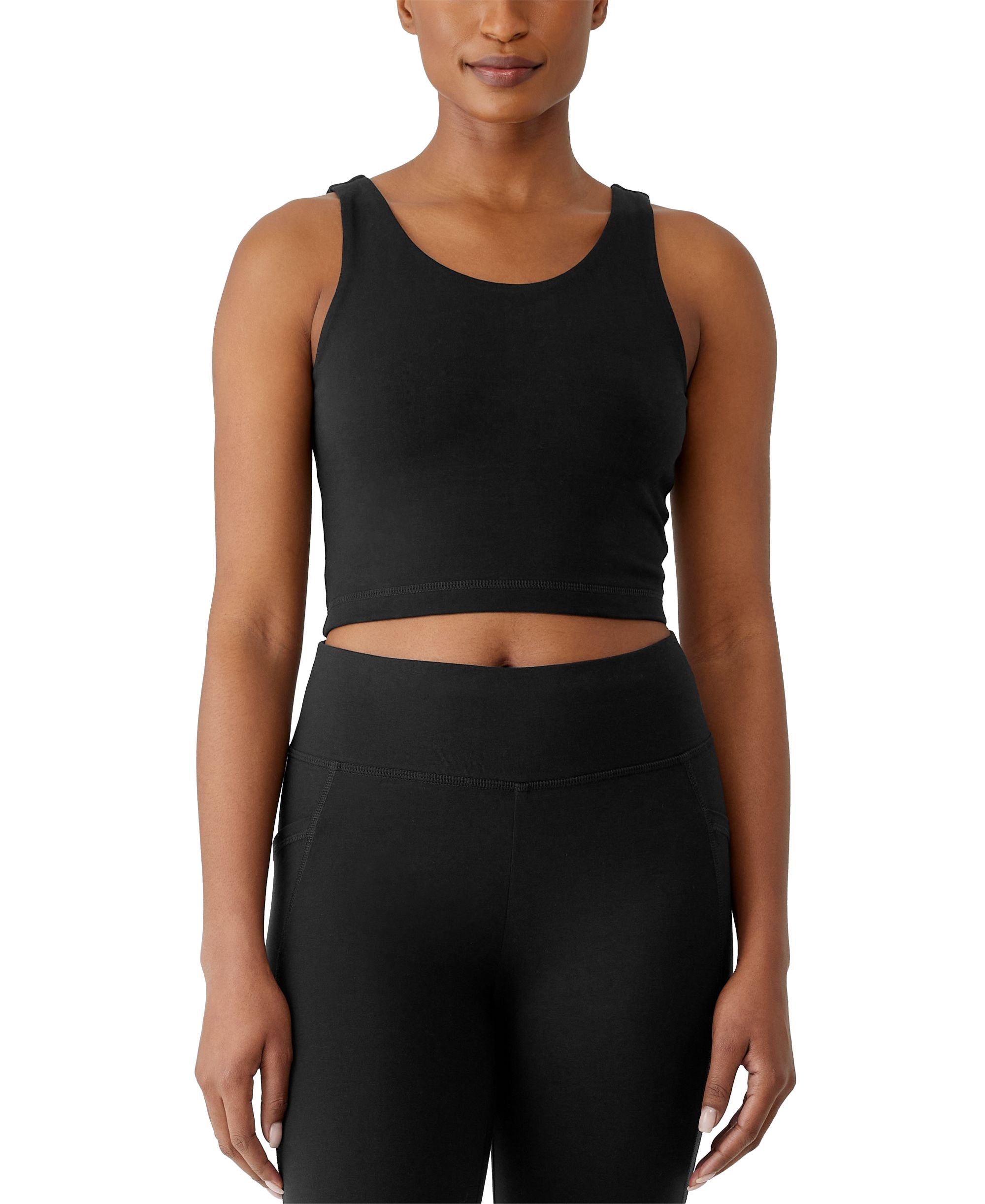 Eileen Fisher Organic Pima Cotton Blend Crop Tank