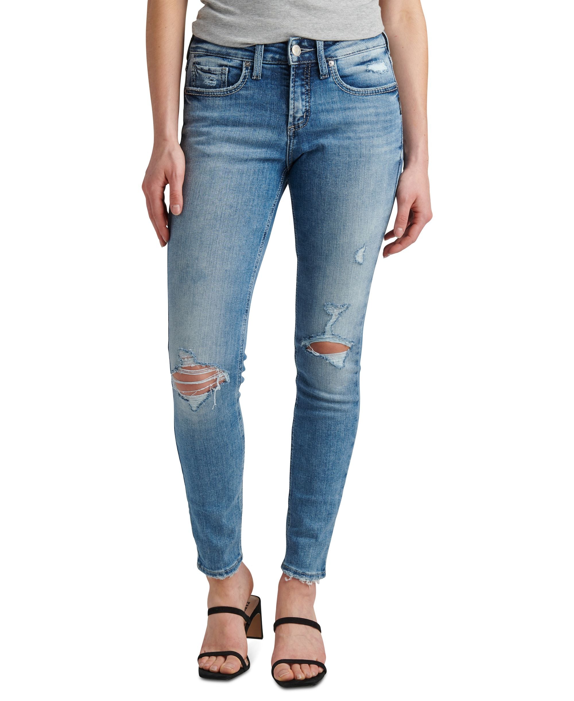 Silver Jeans Co. Suki Mid Rise Skinny Jeans