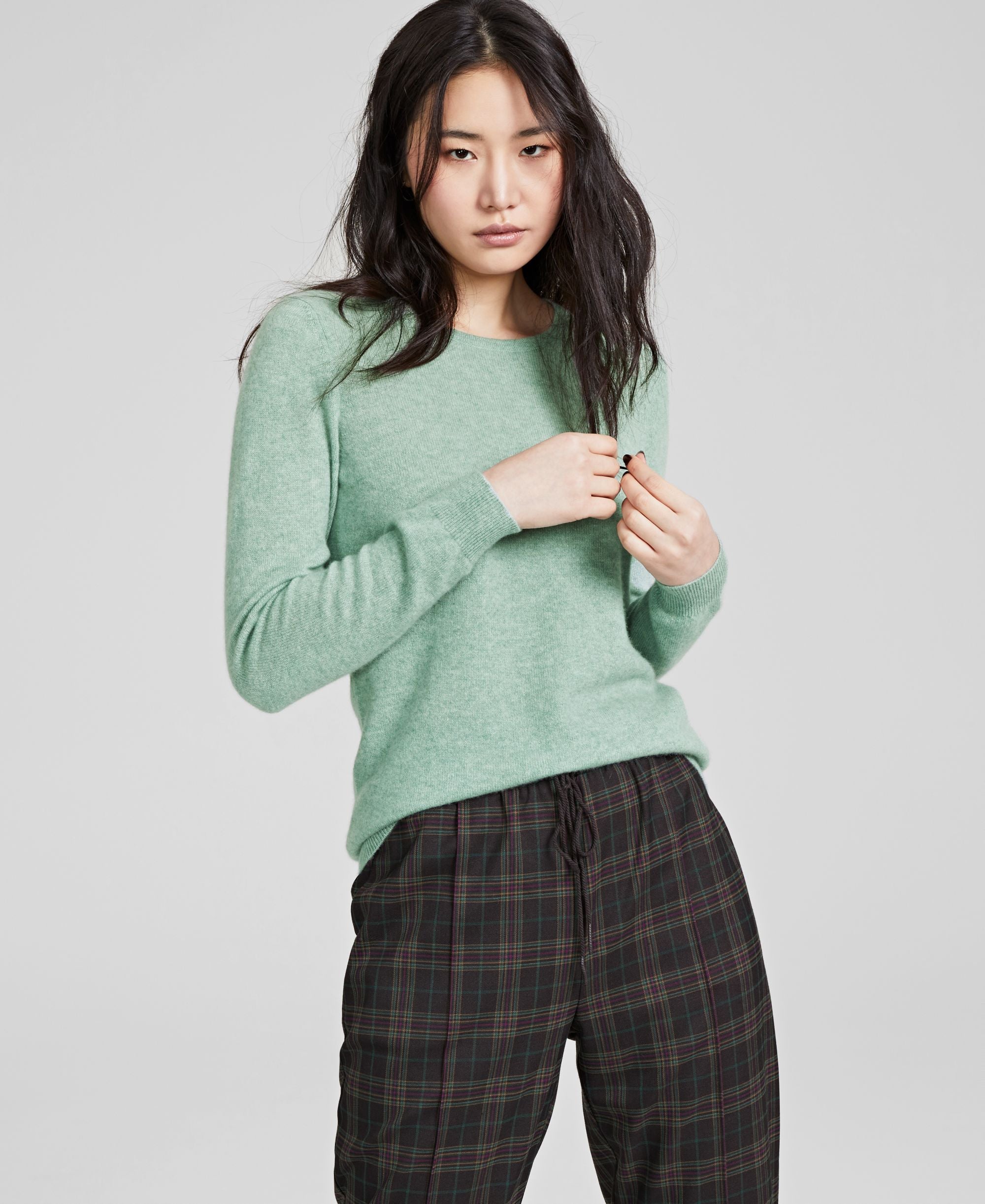 Women's 100% Cashmere Crewneck Sweater