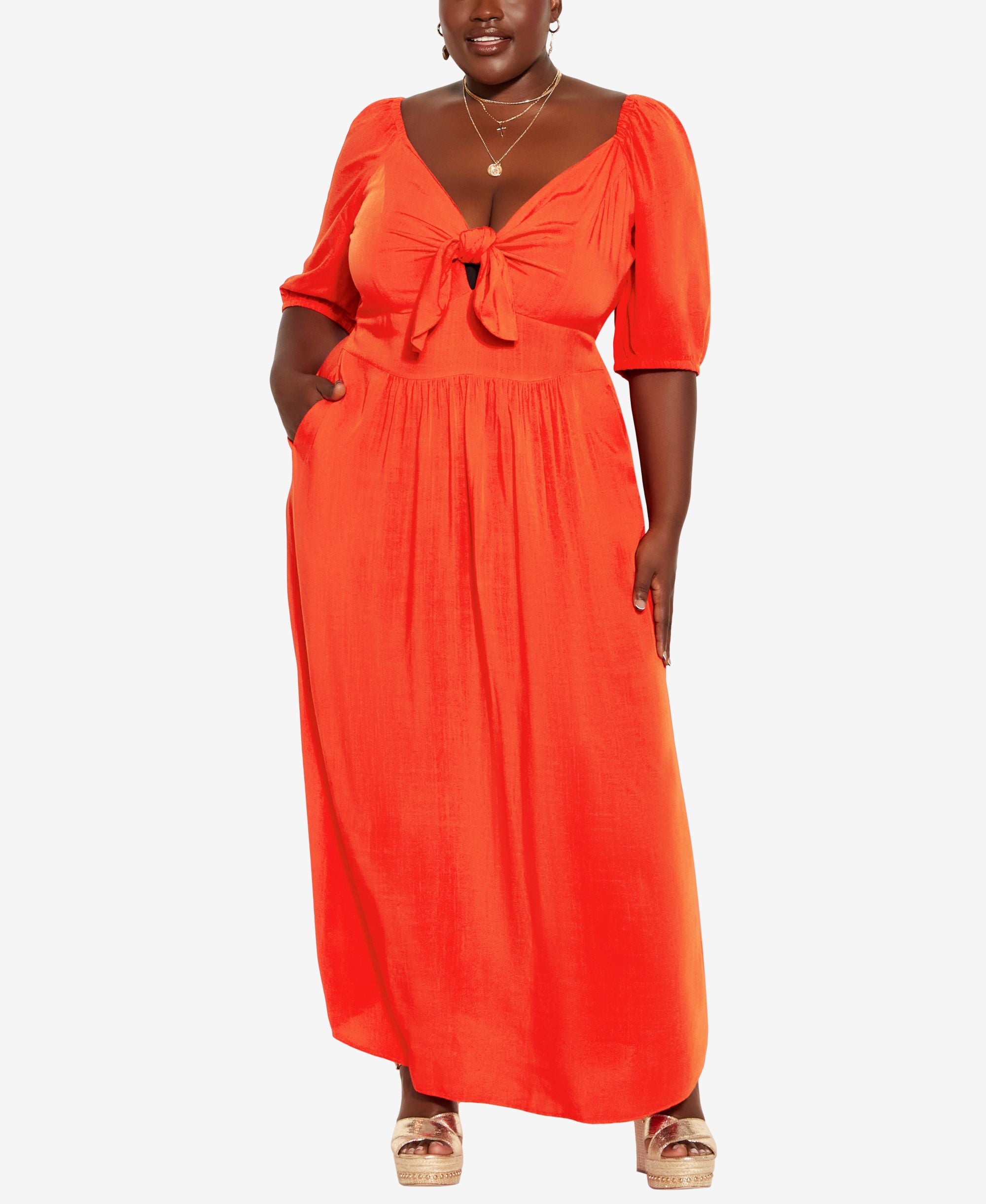 City Chic Trendy Plus Size Villa Capri Maxi Dress