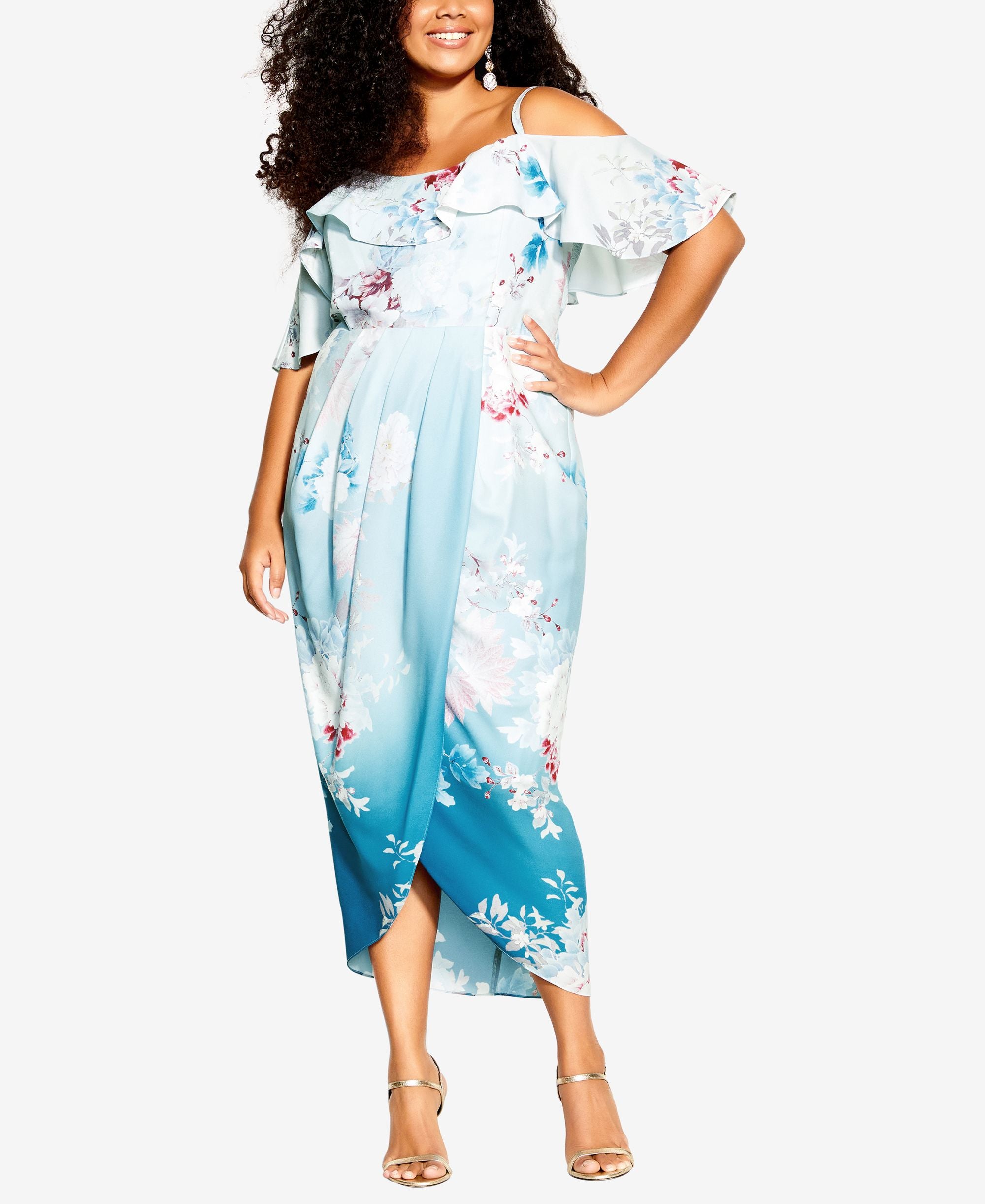 City Chic Trendy Plus Size Tsubaki Maxi Dress
